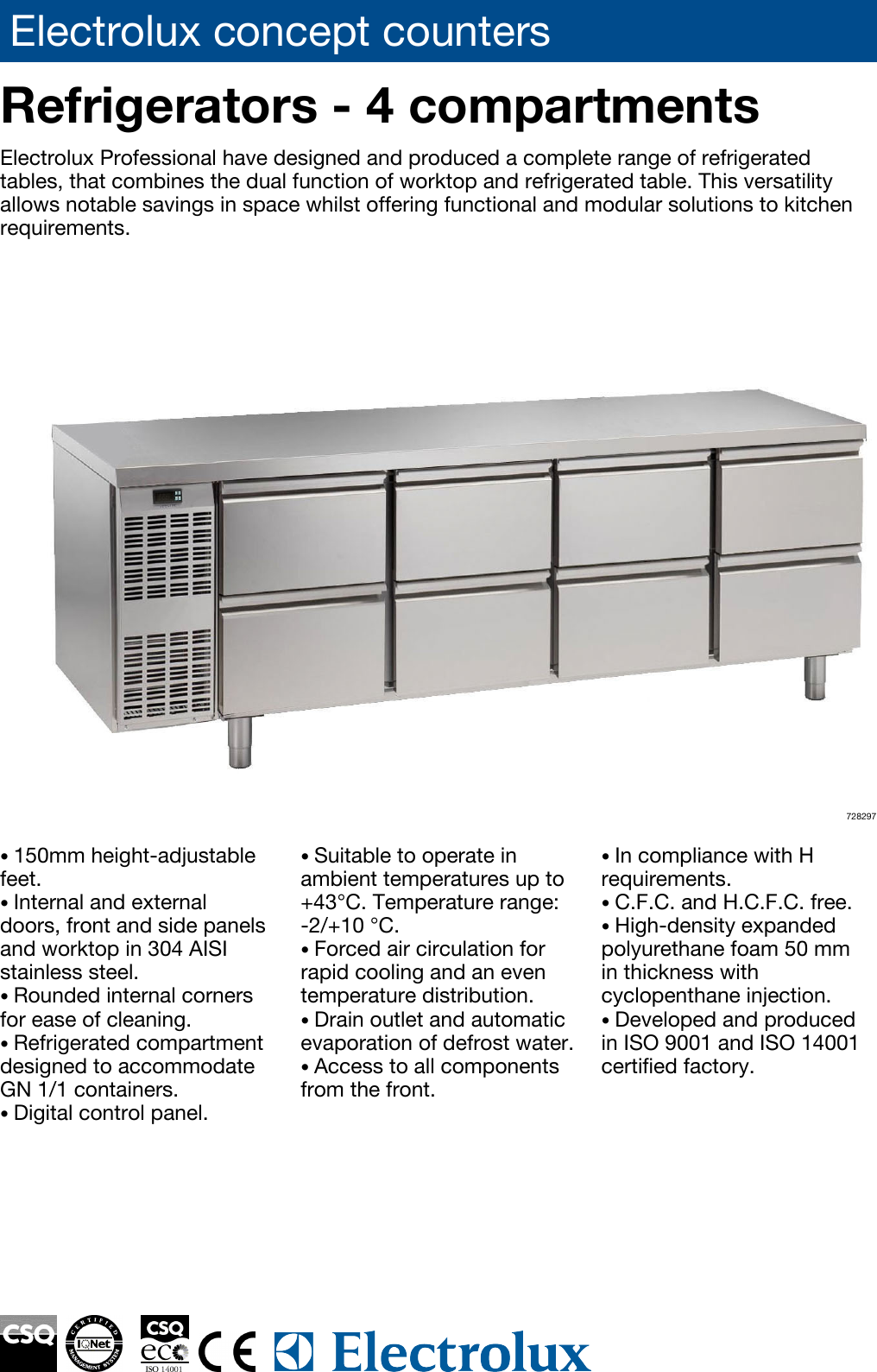 Page 1 of 4 - Electrolux Electrolux-727107-Users-Manual- Concept Counters  Electrolux-727107-users-manual