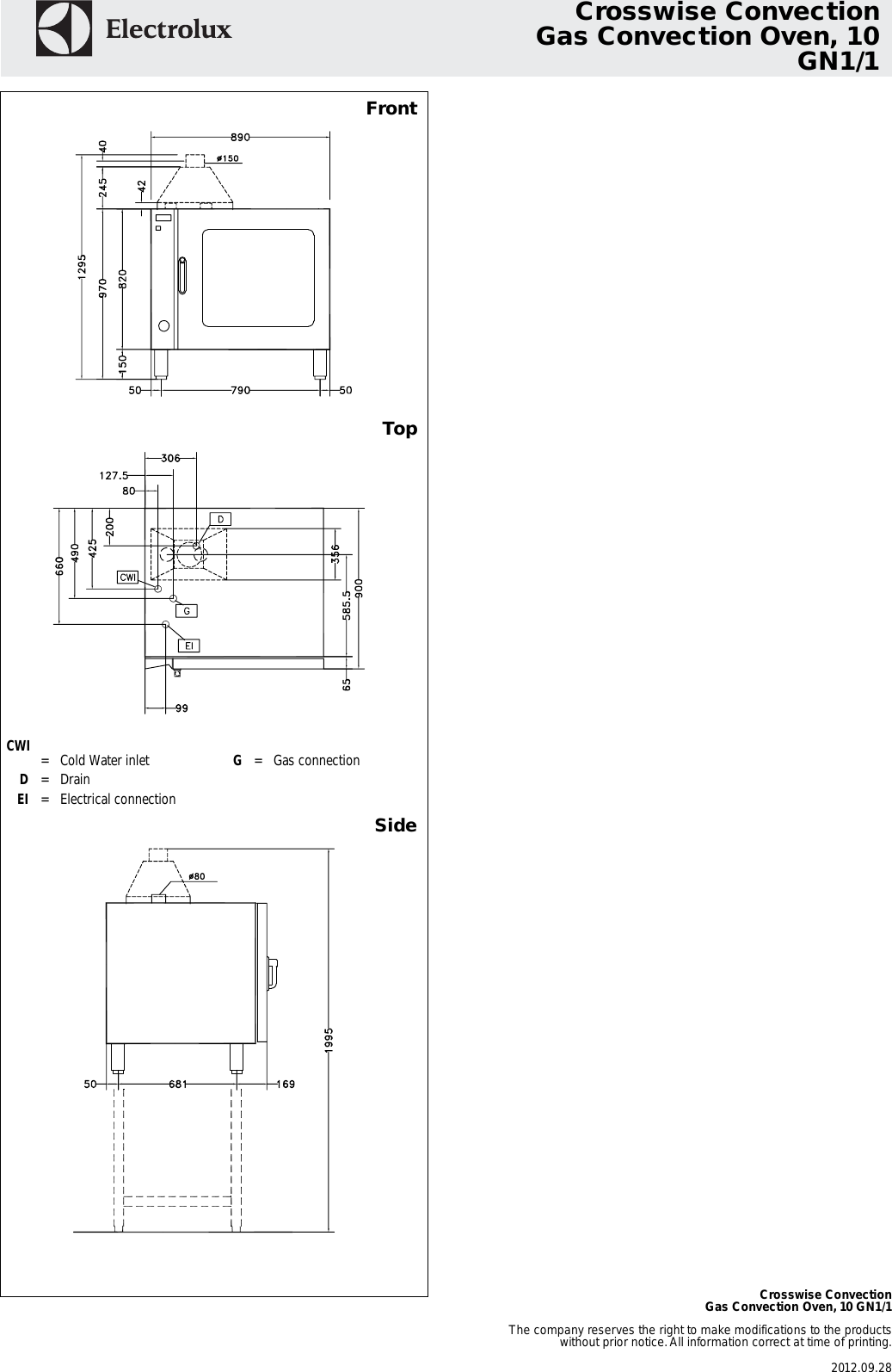 Page 2 of 4 - Electrolux Electrolux-Electrolux-Oven-260701-Fcg101-Users-Manual-  Electrolux-electrolux-oven-260701-fcg101-users-manual