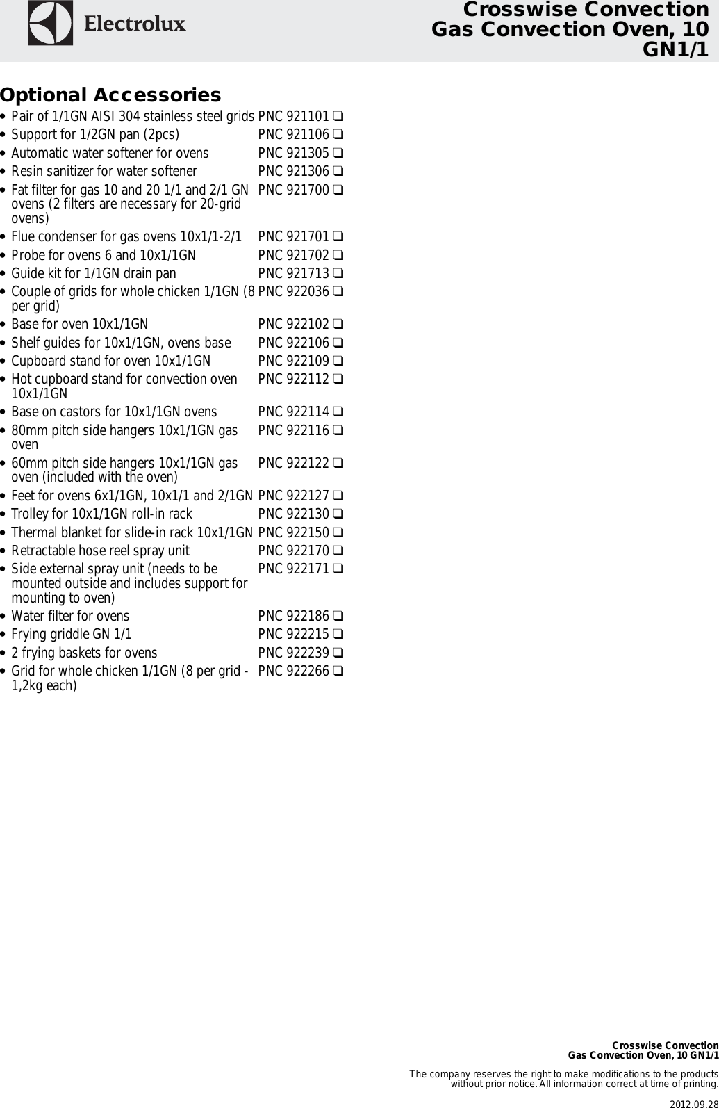Page 4 of 4 - Electrolux Electrolux-Electrolux-Oven-260701-Fcg101-Users-Manual-  Electrolux-electrolux-oven-260701-fcg101-users-manual