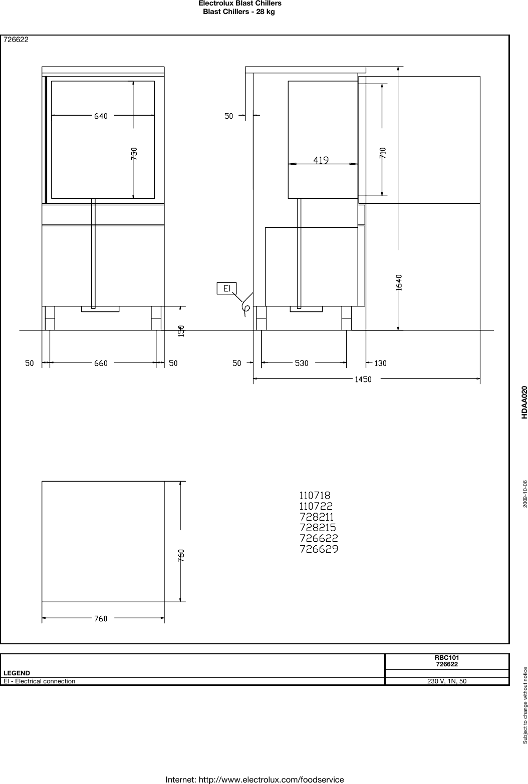 Page 3 of 4 - Electrolux Electrolux-Rbc101-Users-Manual- Blast Chillers  Electrolux-rbc101-users-manual