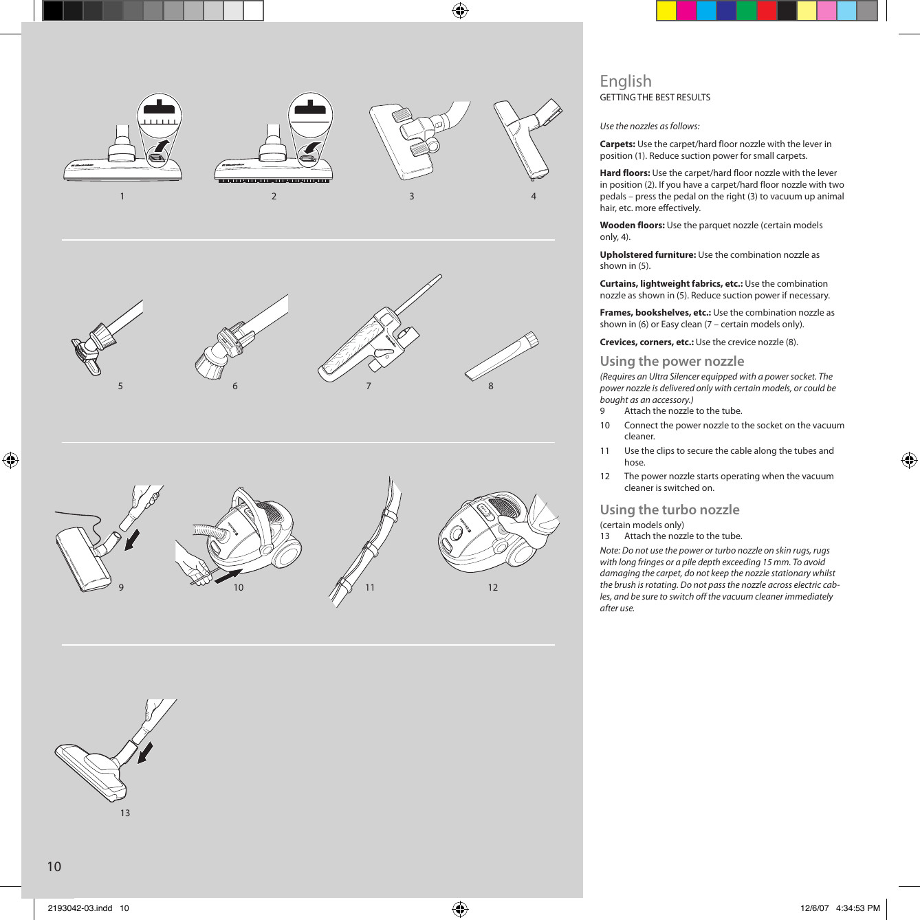 Page 5 of 10 - Electrolux Electrolux-Ultra-Silencer-Users-Manual-  Electrolux-ultra-silencer-users-manual