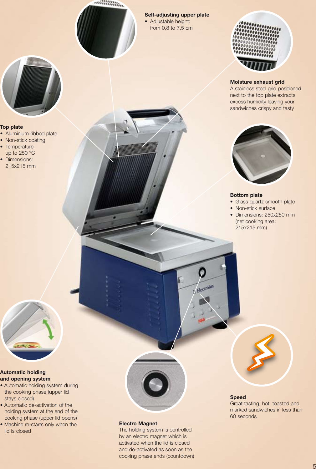Page 5 of 8 - Electrolux HSG User Manual To The 27701bc9-5bf3-4e51-952f-f151c97fe988