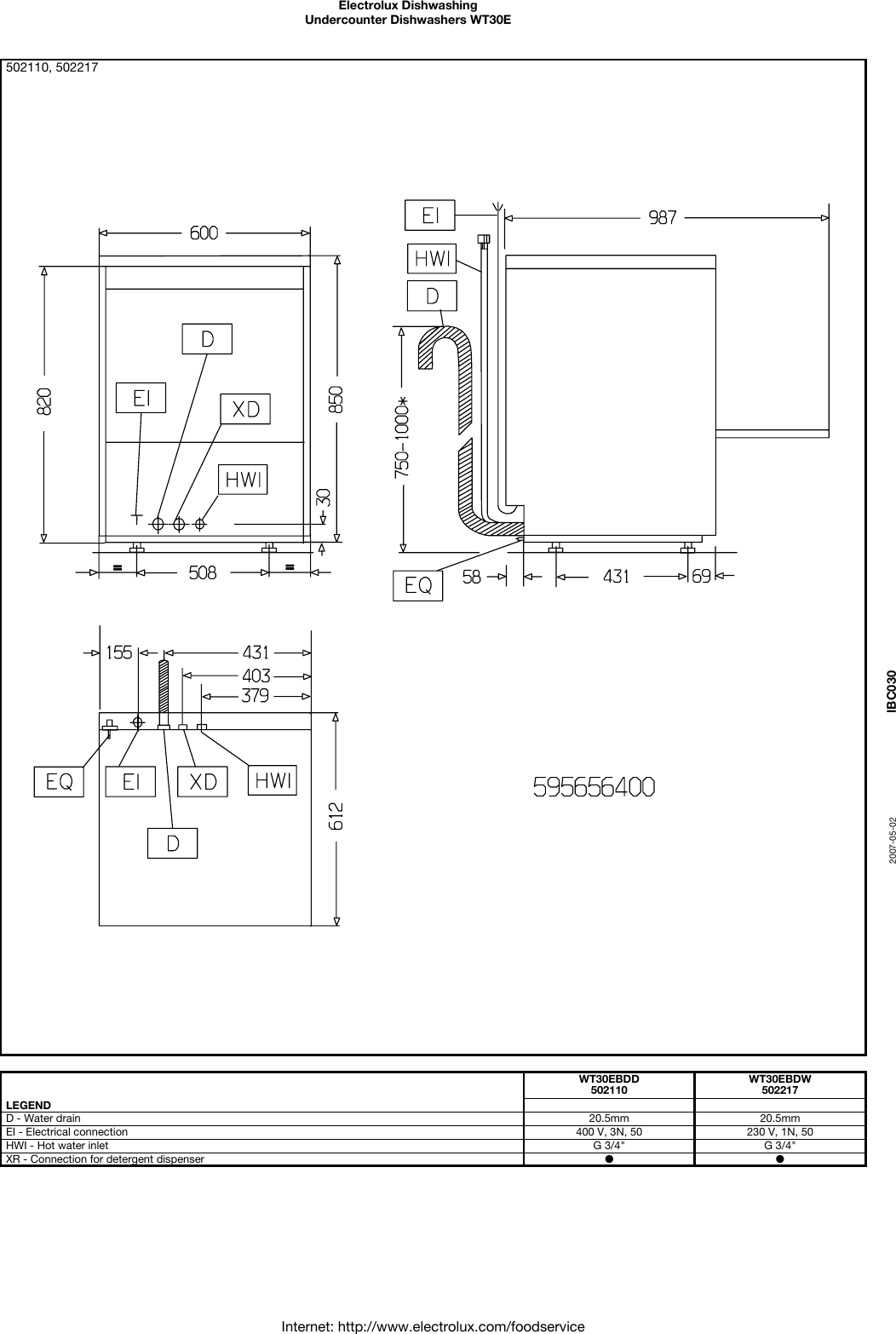 Page 3 of 3 - Electrolux WT30E Dishwashing User Manual  To The 44c10f3a-d1bf-42d1-bbdf-d04c81ddd32f