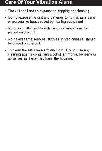 Vibration Alarmunit