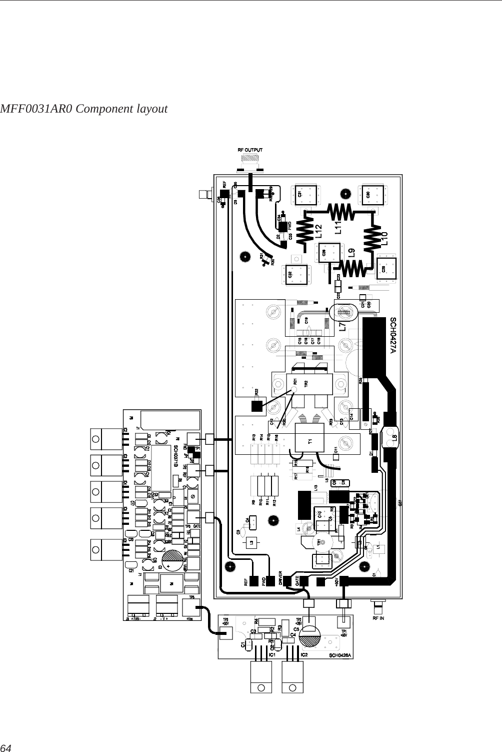64MFF0031AR0 Component layout