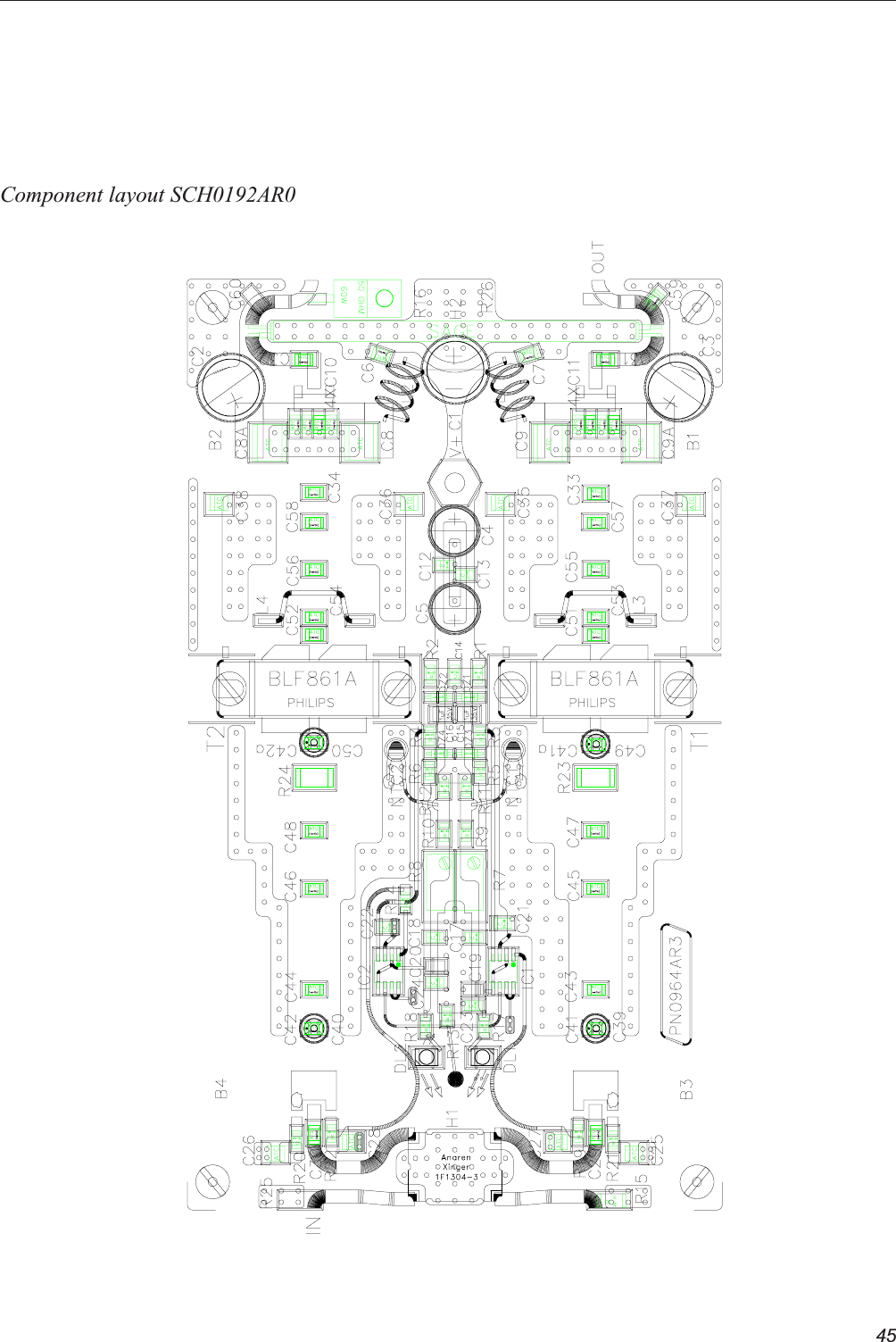 45Component layout SCH0192AR0