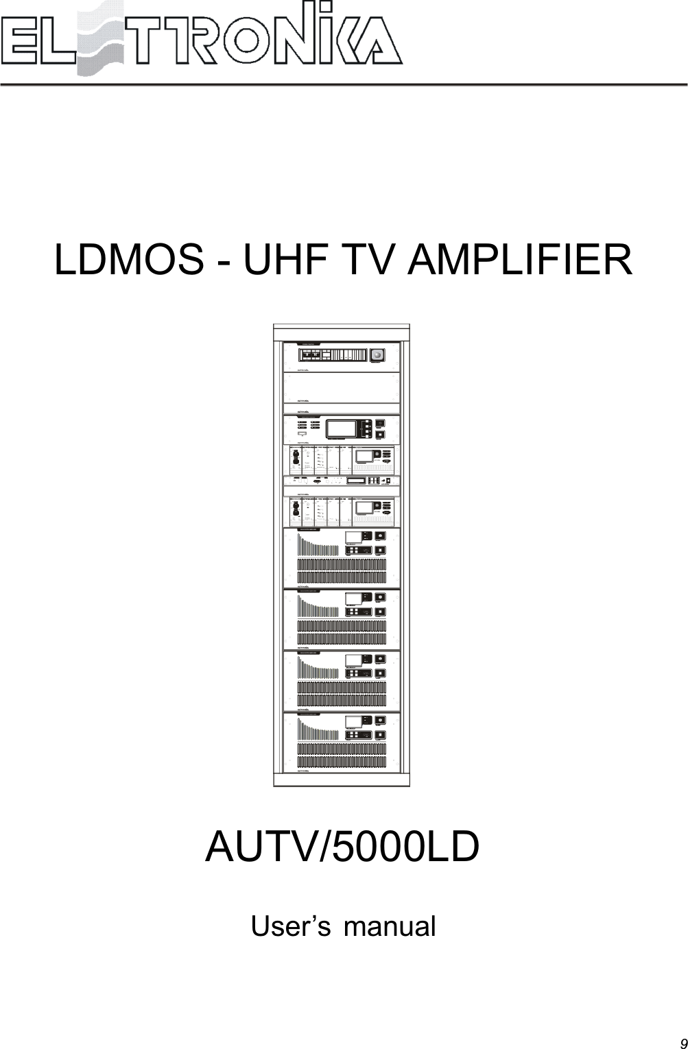 9LDMOS - UHF TV AMPLIFIERAUTV/5000LDUsers manual