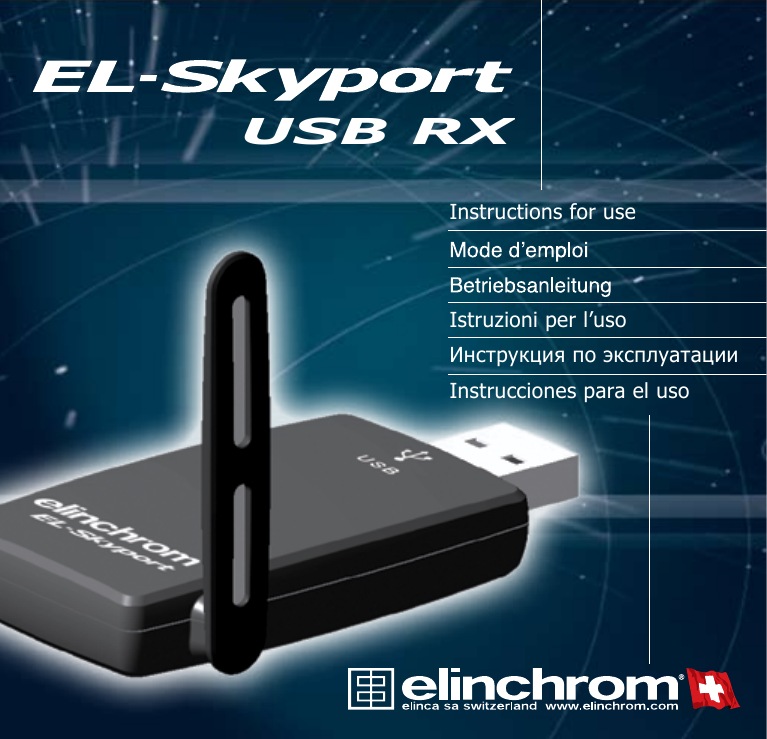 Instructions for useIstruzioni per l&rsquo;usoИнструкция по эксплуатацииInstrucciones para el uso USB RX
