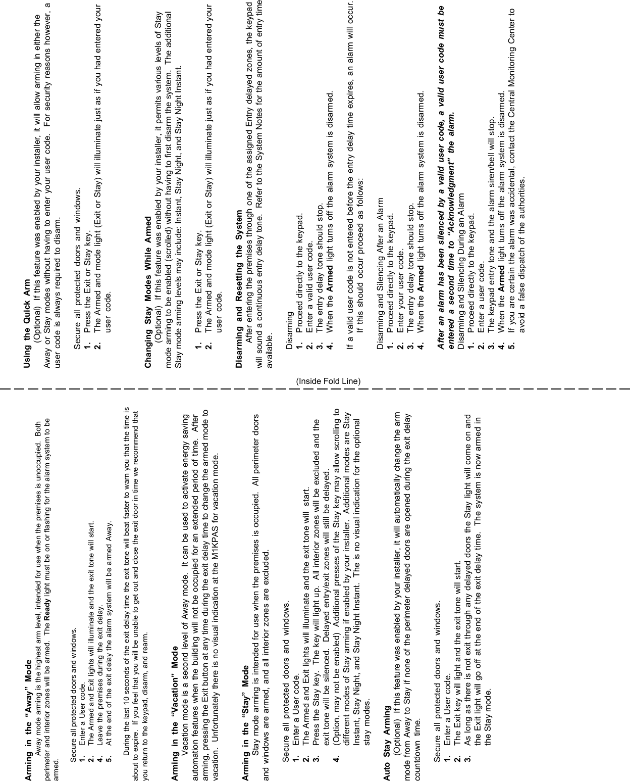 Page 5 of 6 - Elk Elk-Keypad-Arming-Station-M1Kpas-Users-Manual- PD9-instructions  Elk-keypad-arming-station-m1kpas-users-manual