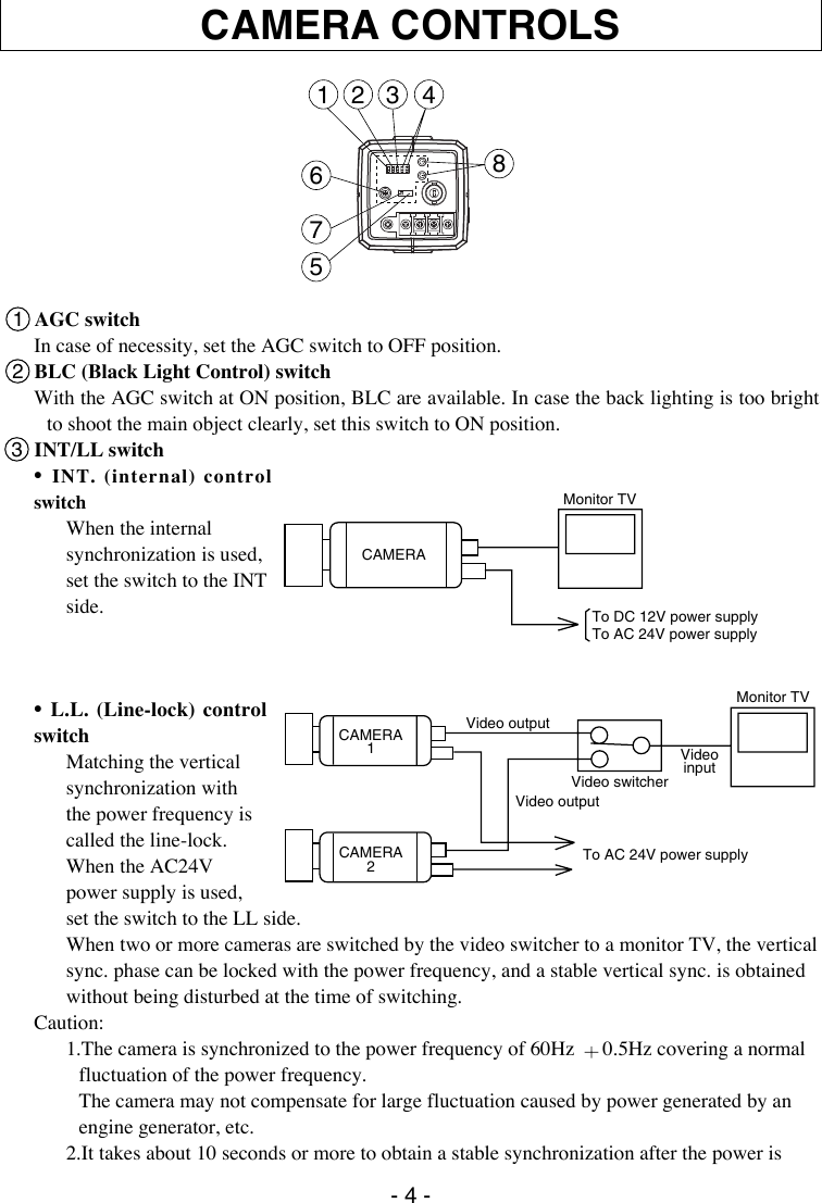 Page 5 of 8 - Elmo Elmo-Ccd-Color-Video-Camera-Tnc4604-Users-Manual-  Elmo-ccd-color-video-camera-tnc4604-users-manual