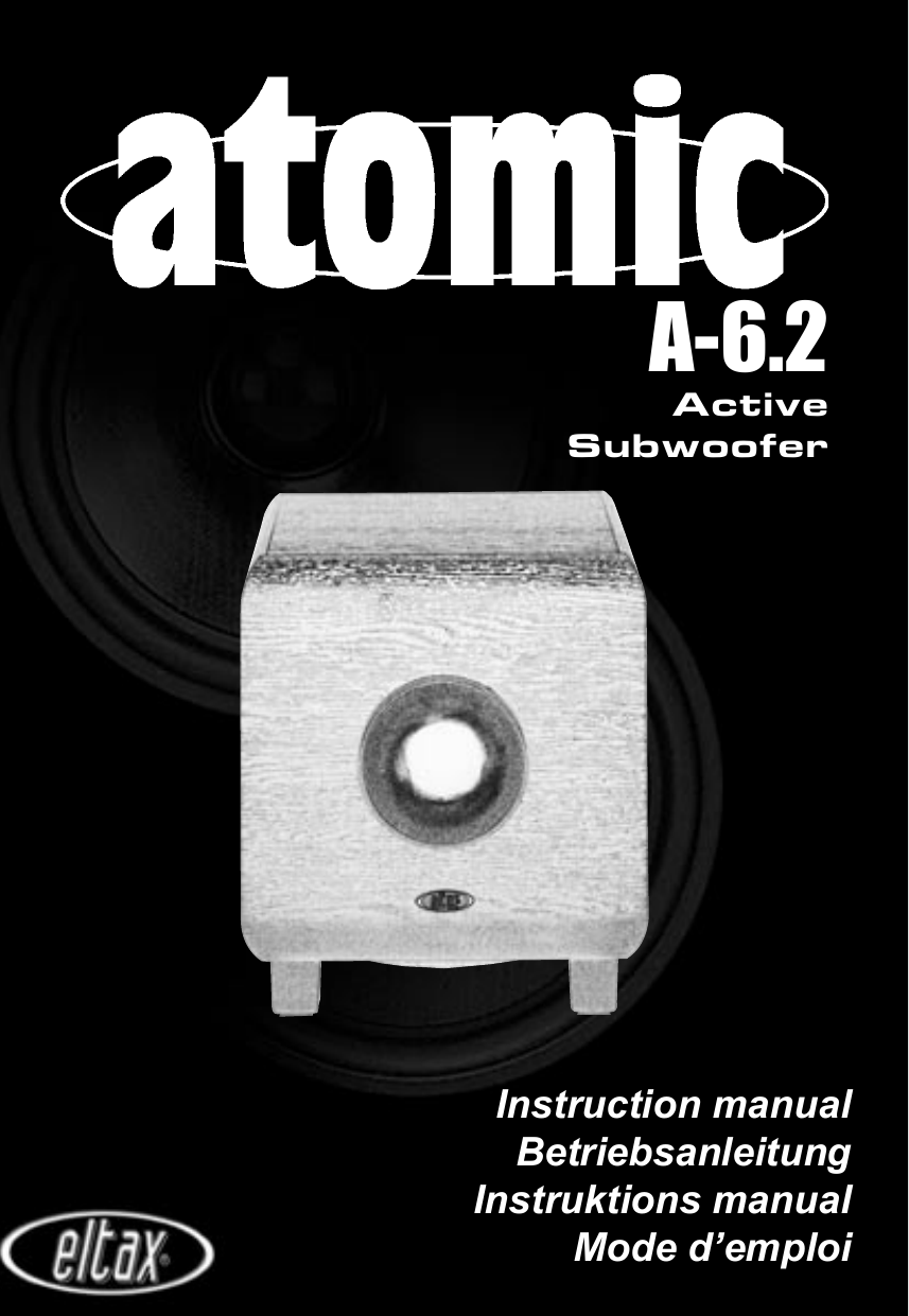 Page 1 of 12 - Eltax Eltax-Atomic-A-6-2-Users-Manual- AtomicA-6.2_Manual  Eltax-atomic-a-6-2-users-manual