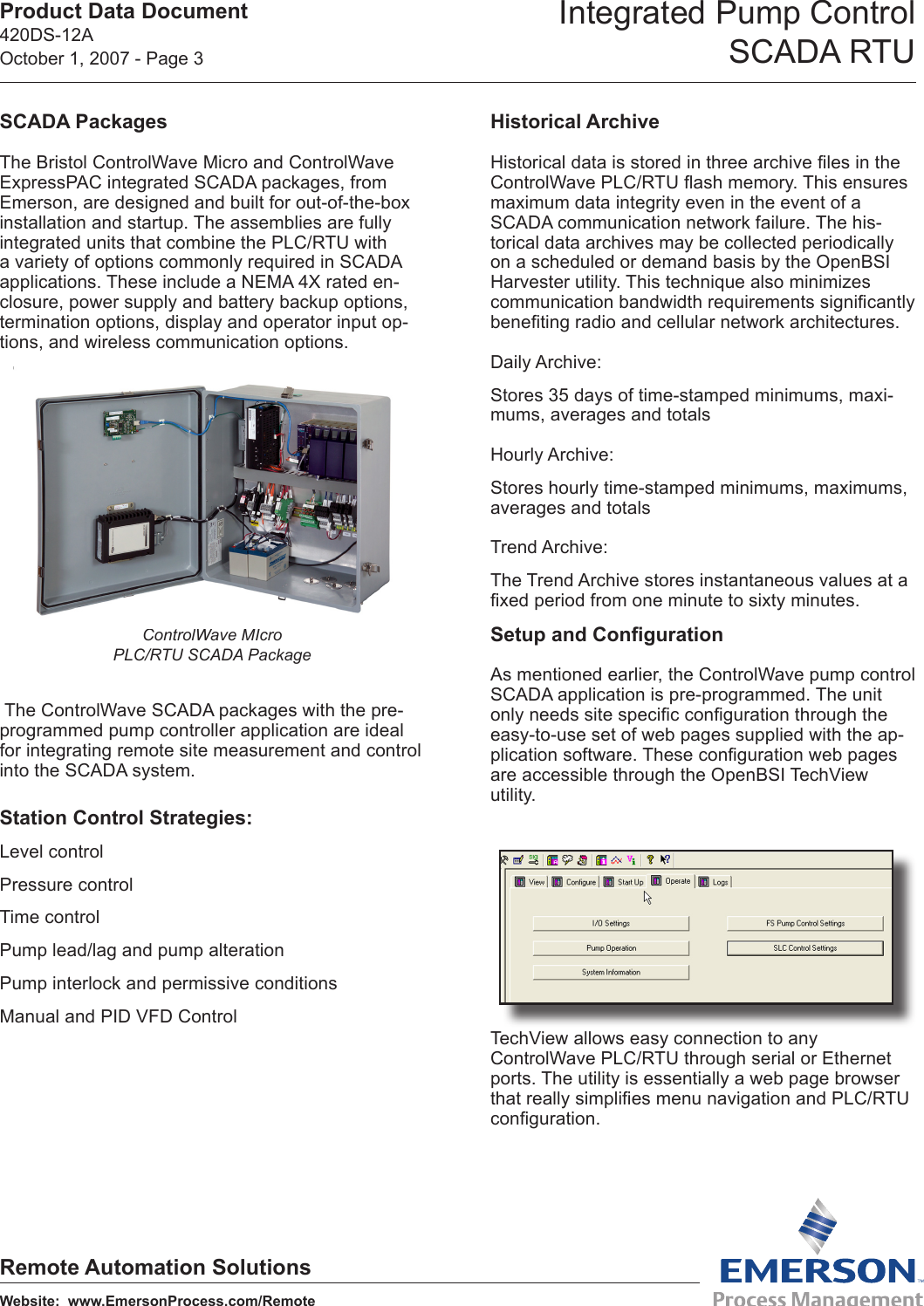 Page 3 of 6 - Emerson-Process-Management Emerson-Process-Management-Control-Wave-Scada-Rtu-Users-Manual-  Emerson-process-management-control-wave-scada-rtu-users-manual