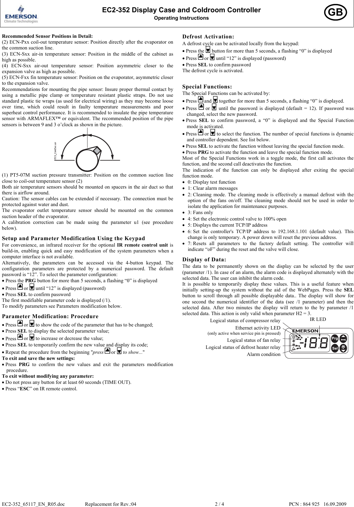 Page 2 of 4 - Emerson-Process-Management Emerson-Process-Management-Ec2-352-Users-Manual EC2-352_65117_EN_R05