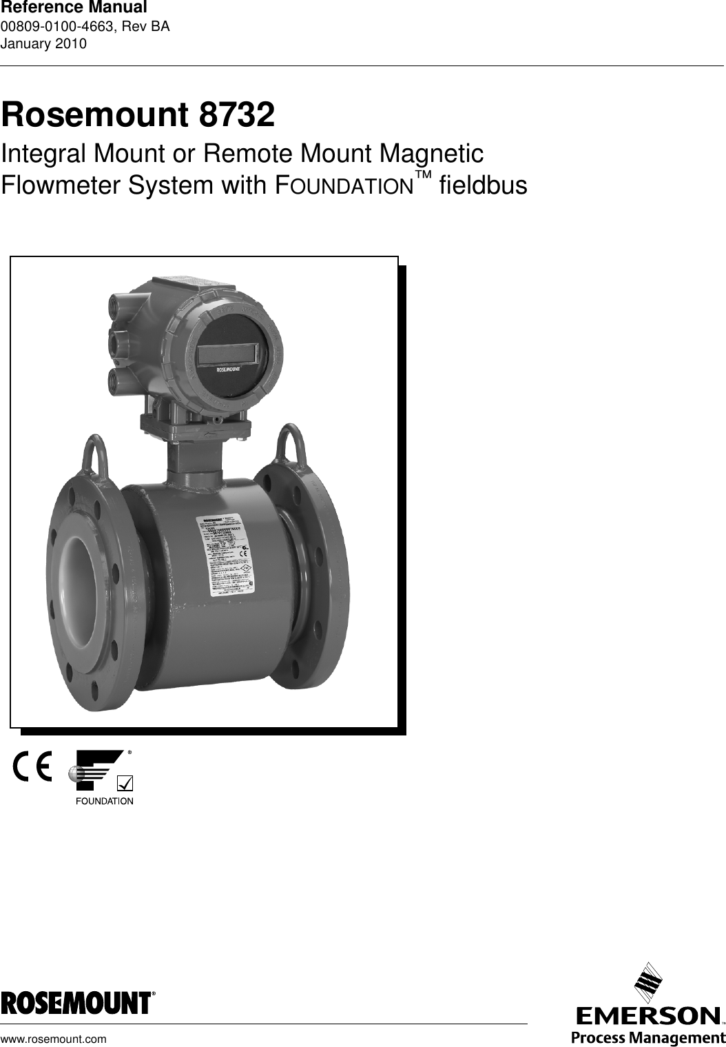 Emerson Process Management Electric Co Oxygen Equipment 8732 Users