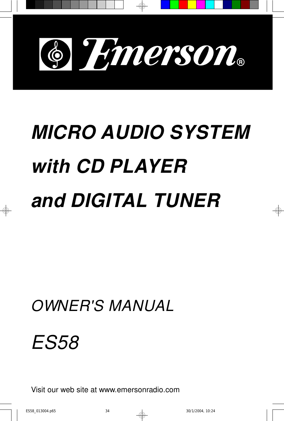 Emerson Process Management Es58 Users Manual