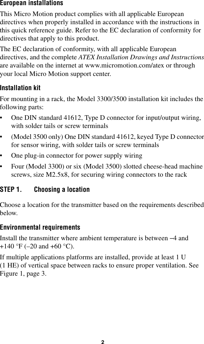 Page 3 of 12 - Emerson-Process-Management Emerson-Process-Management-Micro-Motion-3500-Transmitter-Users-Manual- QRG-3000-rack-9-wire  Emerson-process-management-micro-motion-3500-transmitter-users-manual
