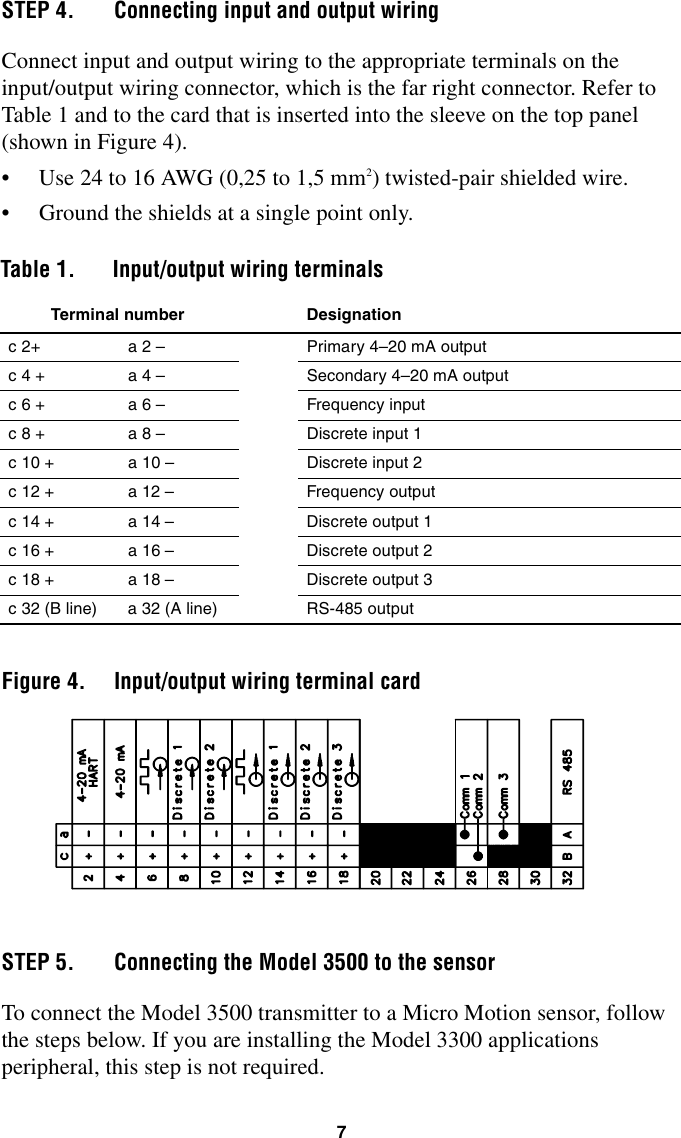 Page 8 of 12 - Emerson-Process-Management Emerson-Process-Management-Micro-Motion-3500-Transmitter-Users-Manual- QRG-3000-rack-9-wire  Emerson-process-management-micro-motion-3500-transmitter-users-manual