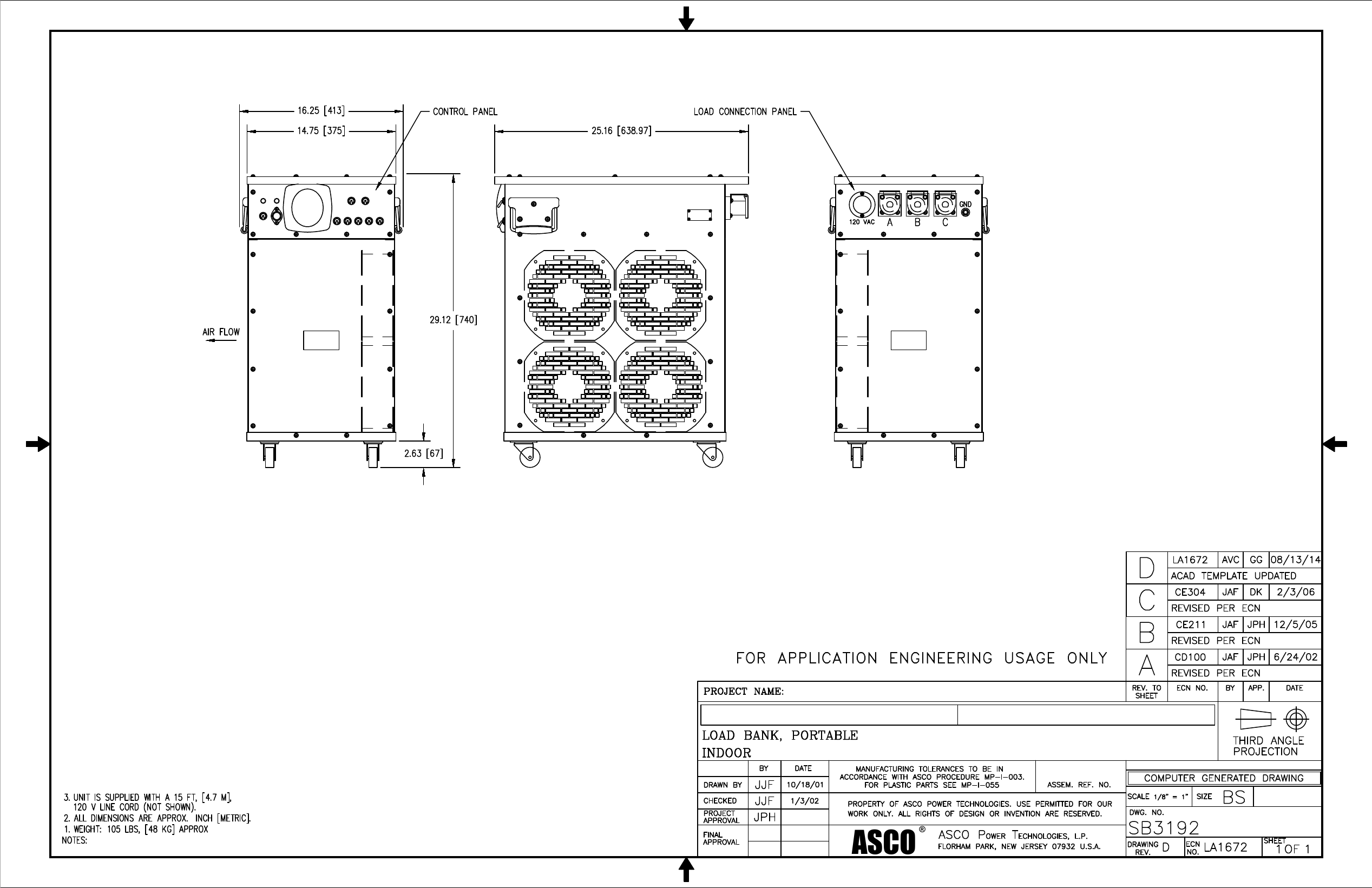 Page 1 of 1 - Emerson Emerson-100-Kw-Lph100-Load-Bank-Diagrams-And-Drawings- Emerson-100-kw-lph100-load-bank-diagrams-and-drawings