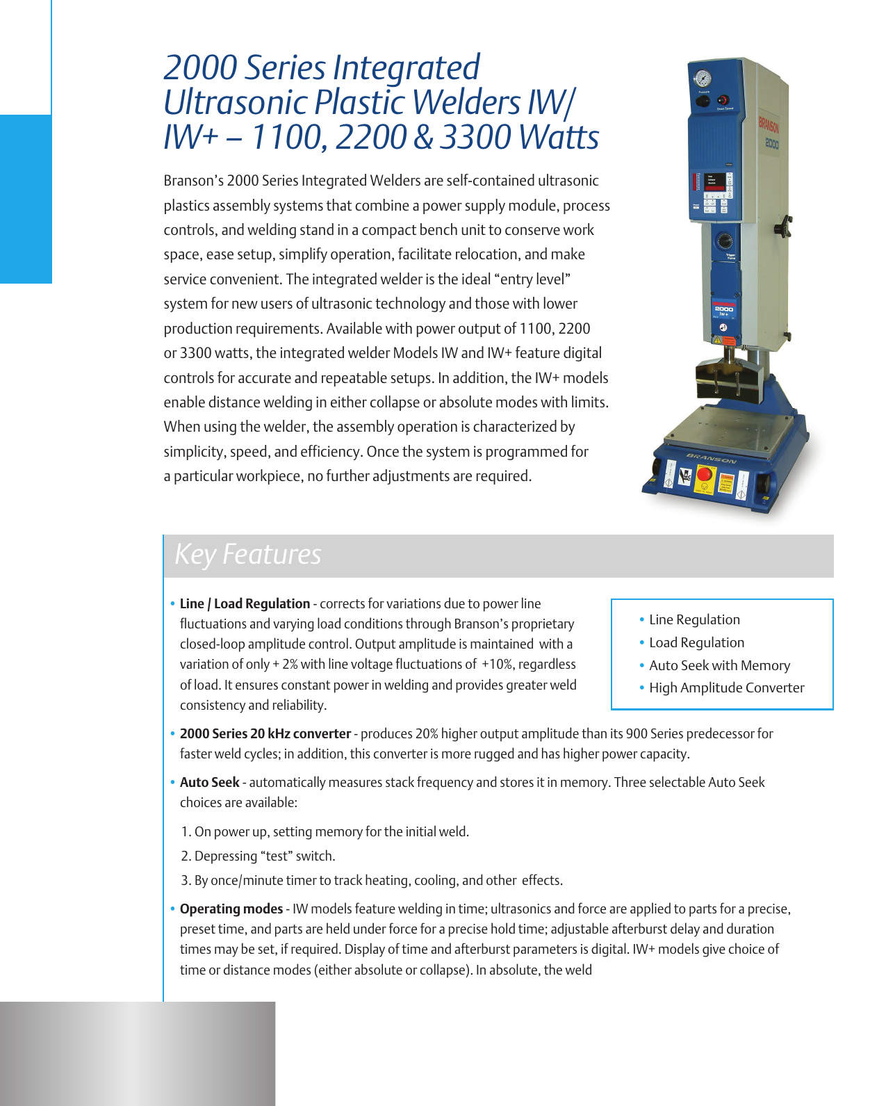 Page 2 of 6 - Emerson Emerson-2000Iw-Iw-Brochure-  Emerson-2000iw-iw-brochure