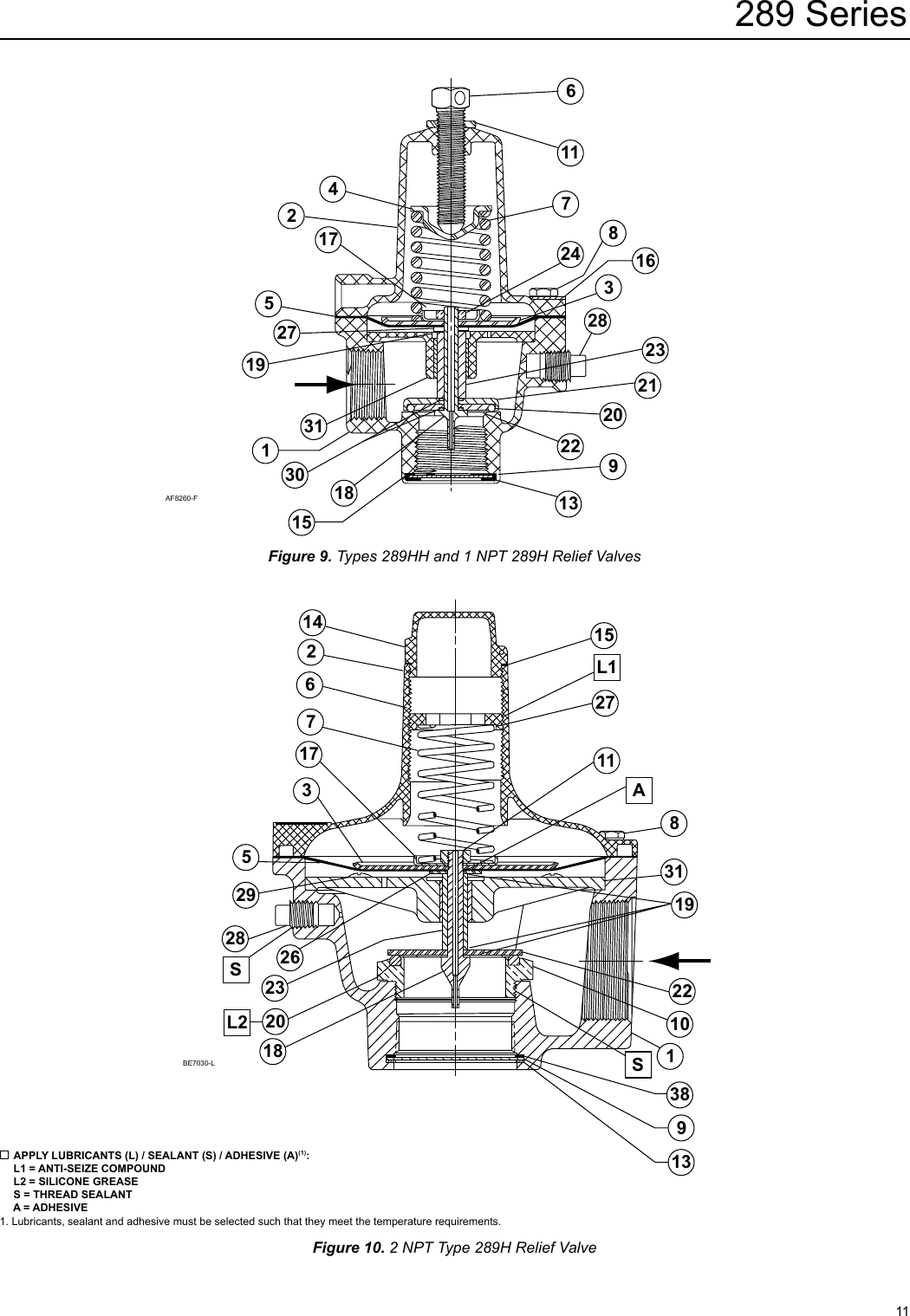 Page 11 of 12 - Emerson Emerson-289-Series-Relief-Valves-Backpressure-Regulators-Instruction-Manual-  Emerson-289-series-relief-valves-backpressure-regulators-instruction-manual