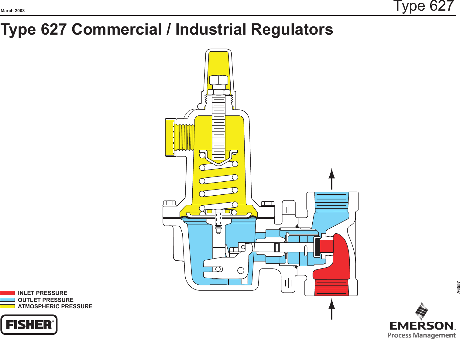 Emerson 627 Series Commercial Industrial Regulators Drawings And ...