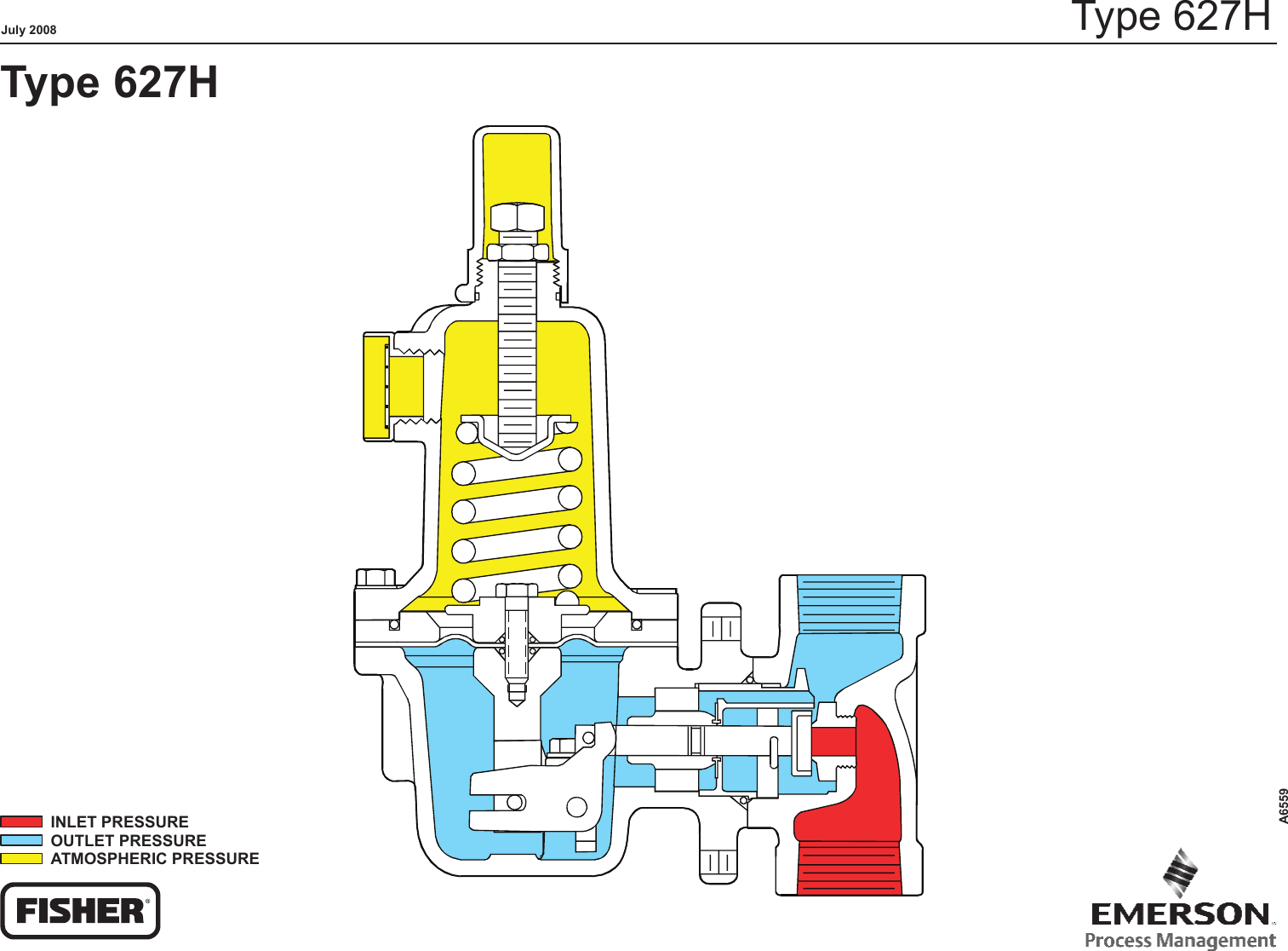 Emerson 627 Series Commercial Industrial Regulators Drawings And ...