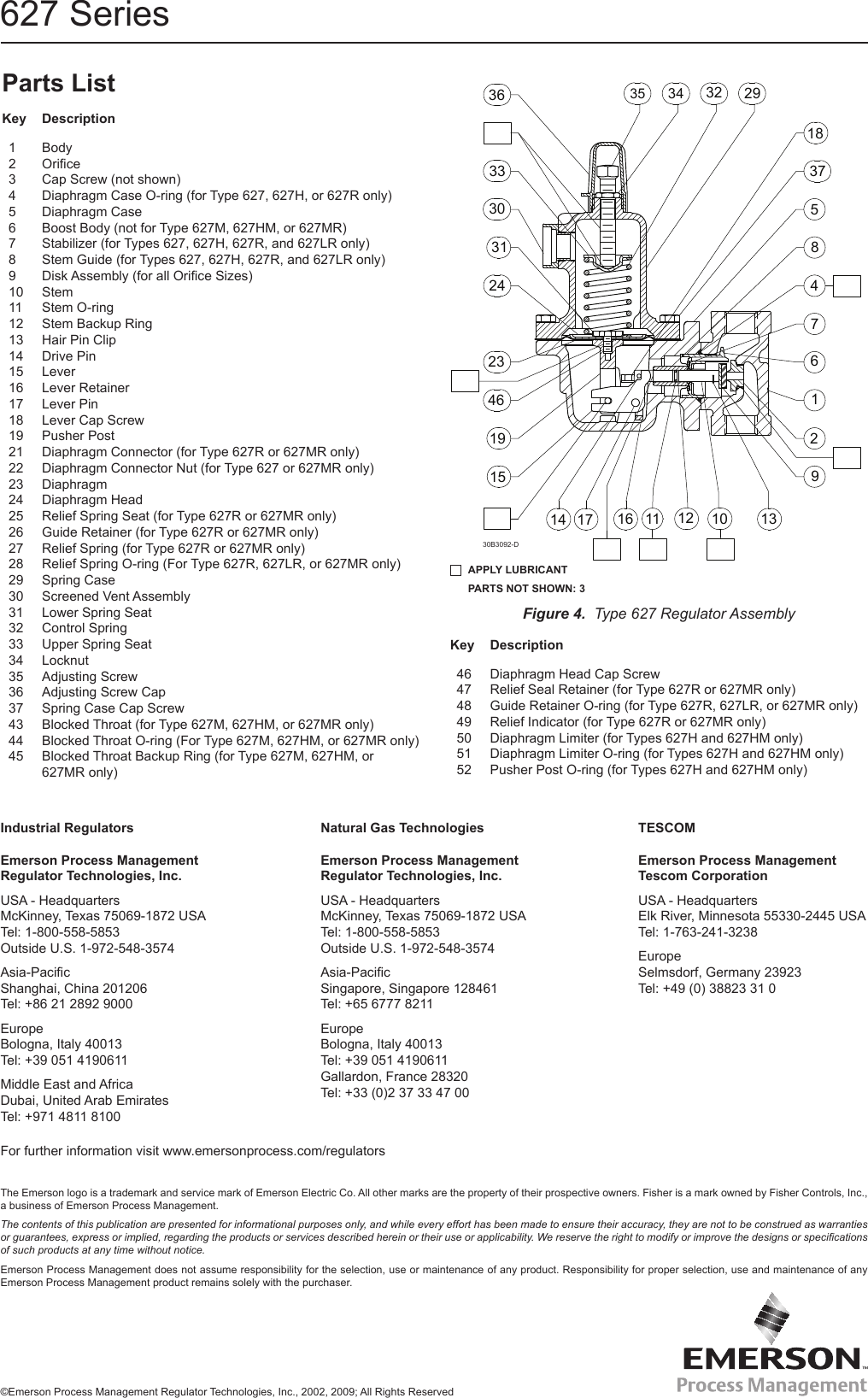 Page 4 of 4 - Emerson Emerson-627-Series-Commercial-Industrial-Regulators-Installation-Instructions-  Emerson-627-series-commercial-industrial-regulators-installation-instructions