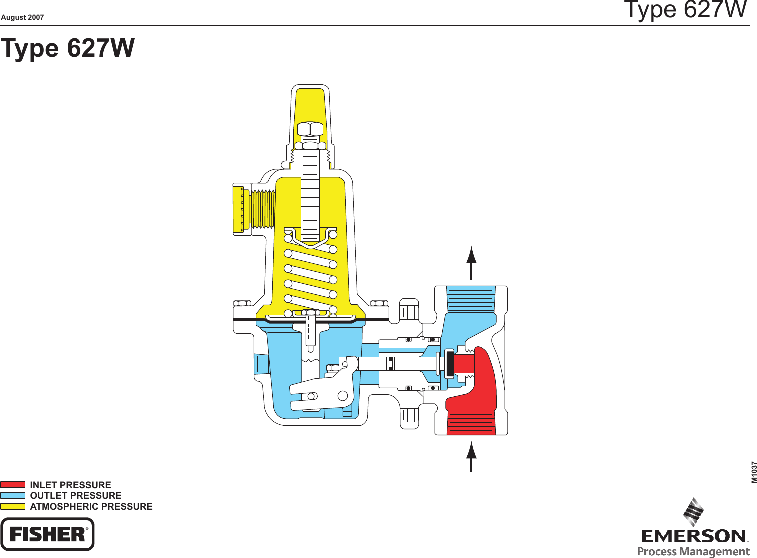 Emerson 627W And 627Wh Direct Operated Pressure Reducing Liquid ...