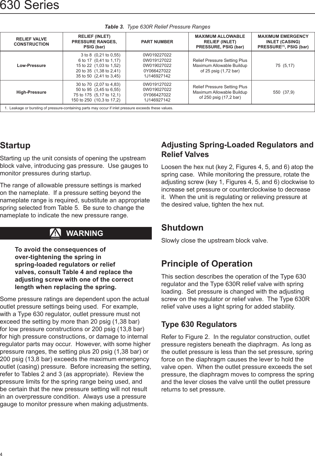 Page 4 of 12 - Emerson Emerson-630-Regulator-Instruction-Manual-  Emerson-630-regulator-instruction-manual