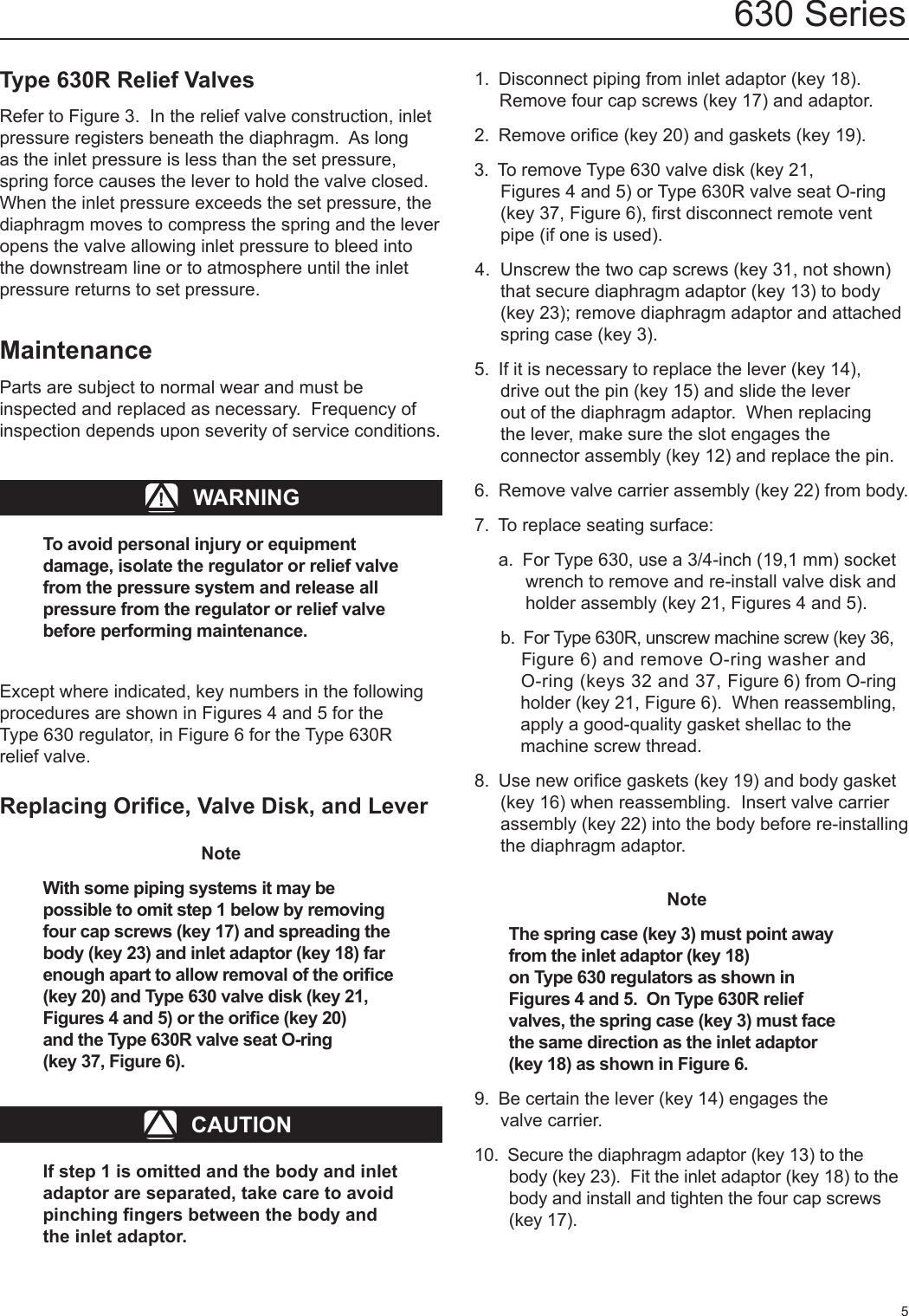 Page 5 of 12 - Emerson Emerson-630-Regulator-Instruction-Manual-  Emerson-630-regulator-instruction-manual