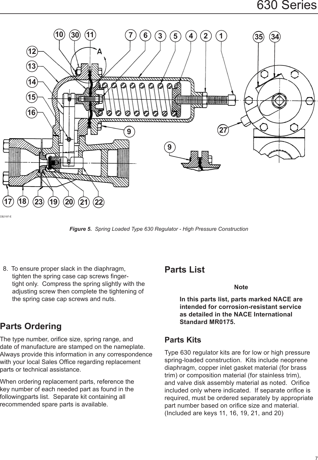 Page 7 of 12 - Emerson Emerson-630-Regulator-Instruction-Manual-  Emerson-630-regulator-instruction-manual