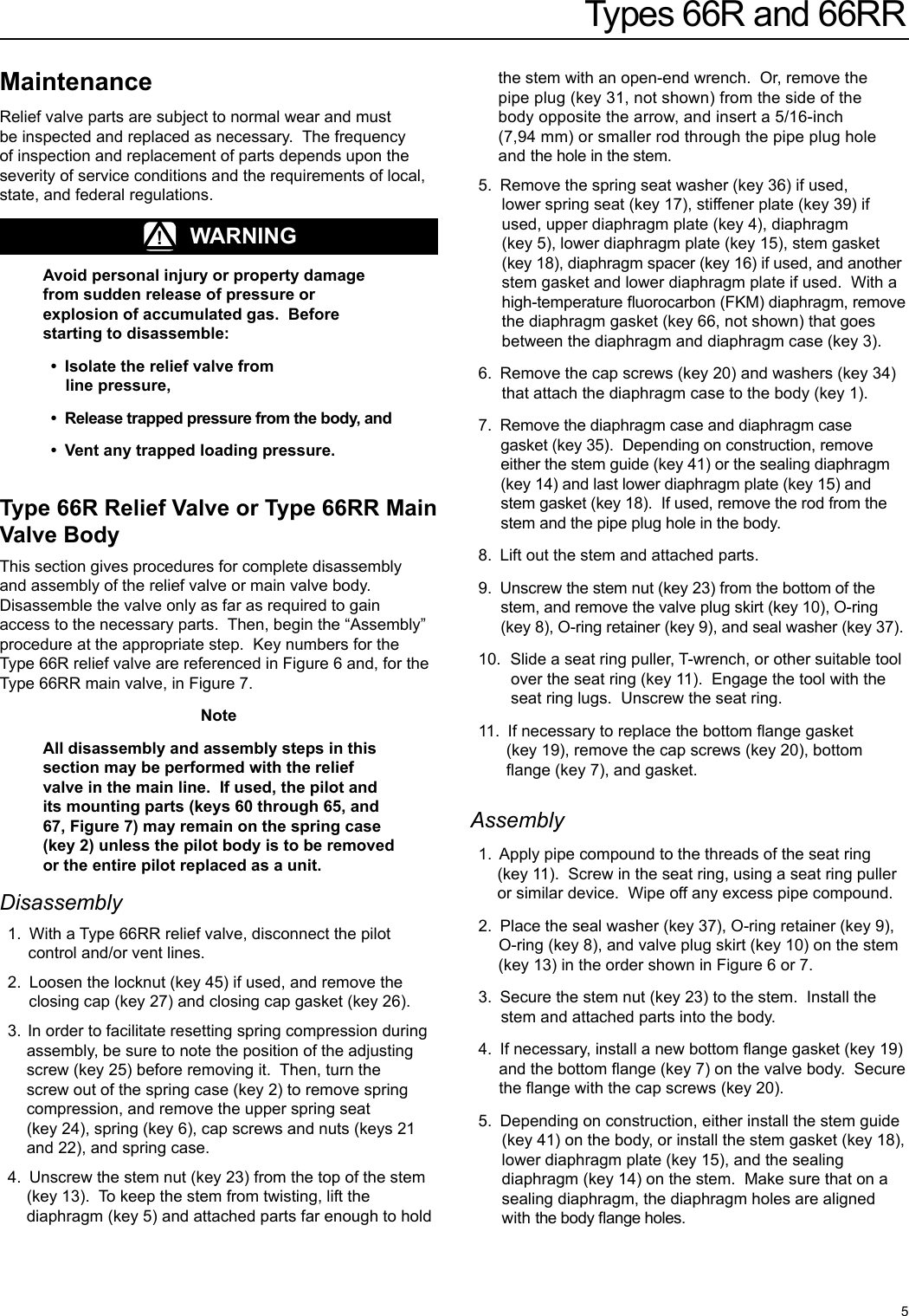 Page 5 of 12 - Emerson Emerson-66R-Series-Vapor-Recovery-Valves-Instruction-Manual-  Emerson-66r-series-vapor-recovery-valves-instruction-manual