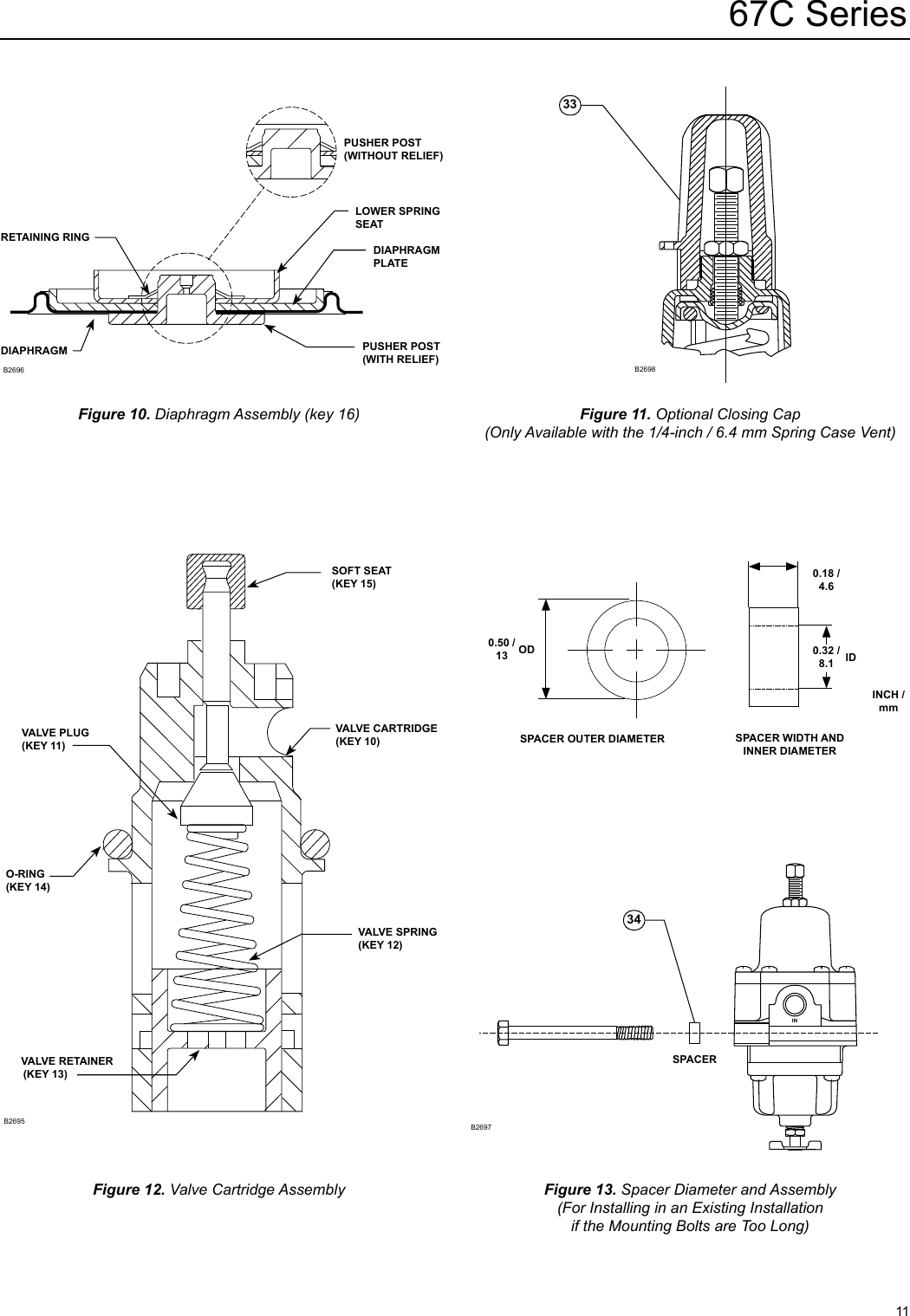 Page 11 of 12 - Emerson Emerson-67C-Series-Instrument-Supply-Regulators-Instruction-Manual-  Emerson-67c-series-instrument-supply-regulators-instruction-manual