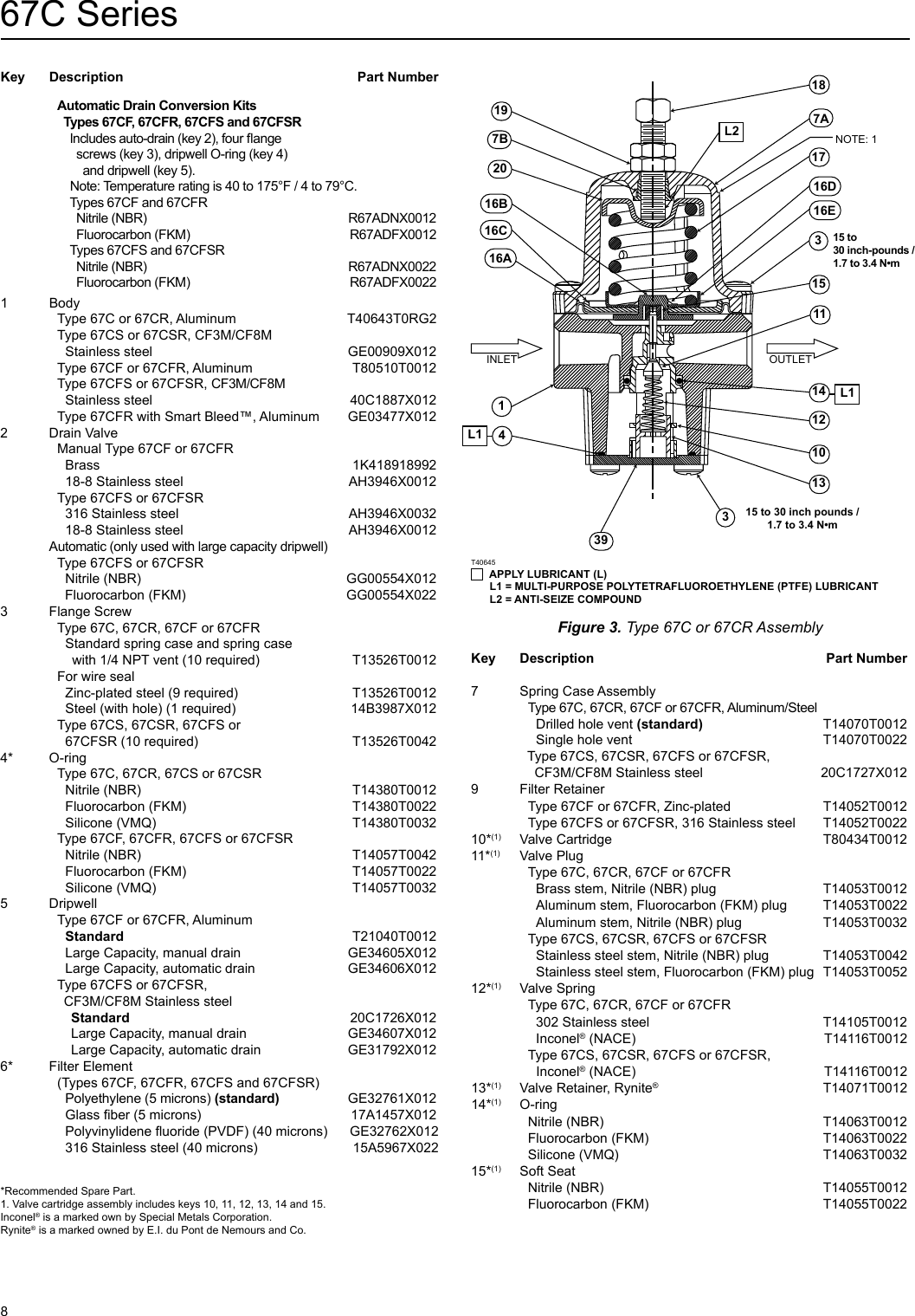 Page 8 of 12 - Emerson Emerson-67C-Series-Instrument-Supply-Regulators-Instruction-Manual-  Emerson-67c-series-instrument-supply-regulators-instruction-manual