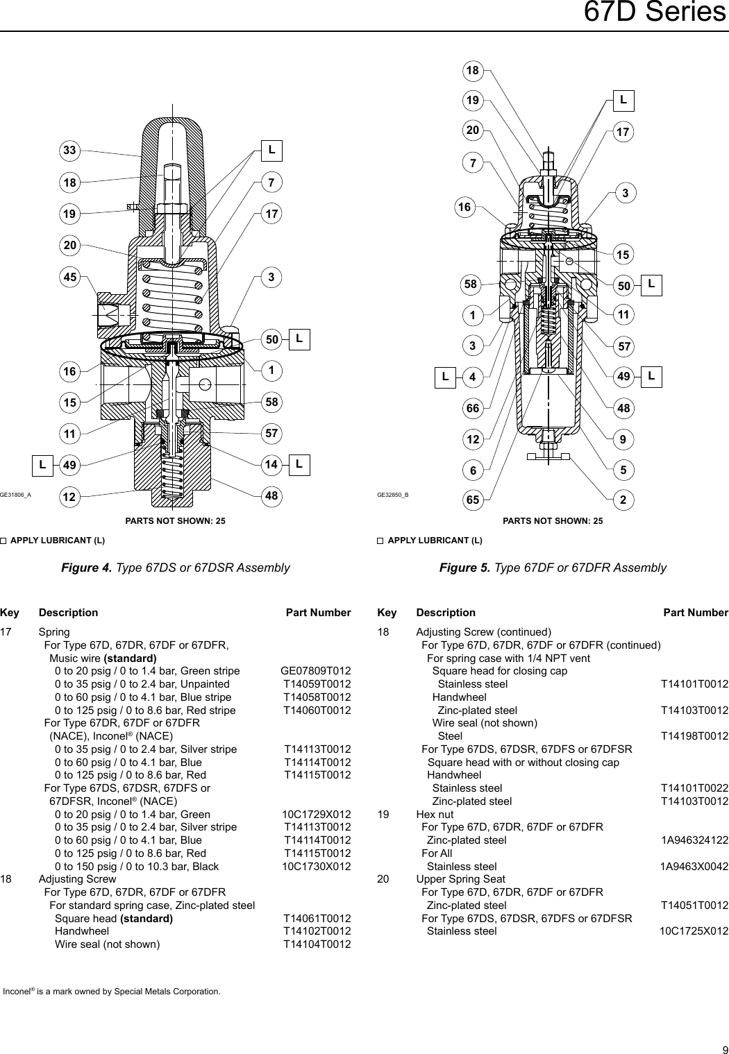 Page 9 of 12 - Emerson Emerson-67D-Series-Pressure-Reducing-Regulators-Instruction-Manual-  Emerson-67d-series-pressure-reducing-regulators-instruction-manual