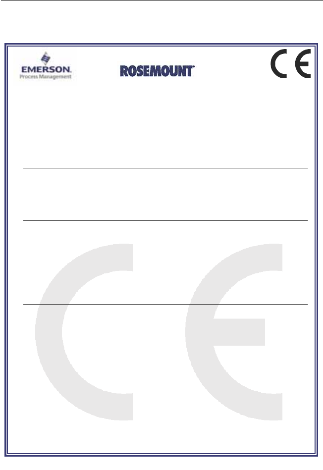 Emerson 8712E Users Manual Rosemount Flowmeter System