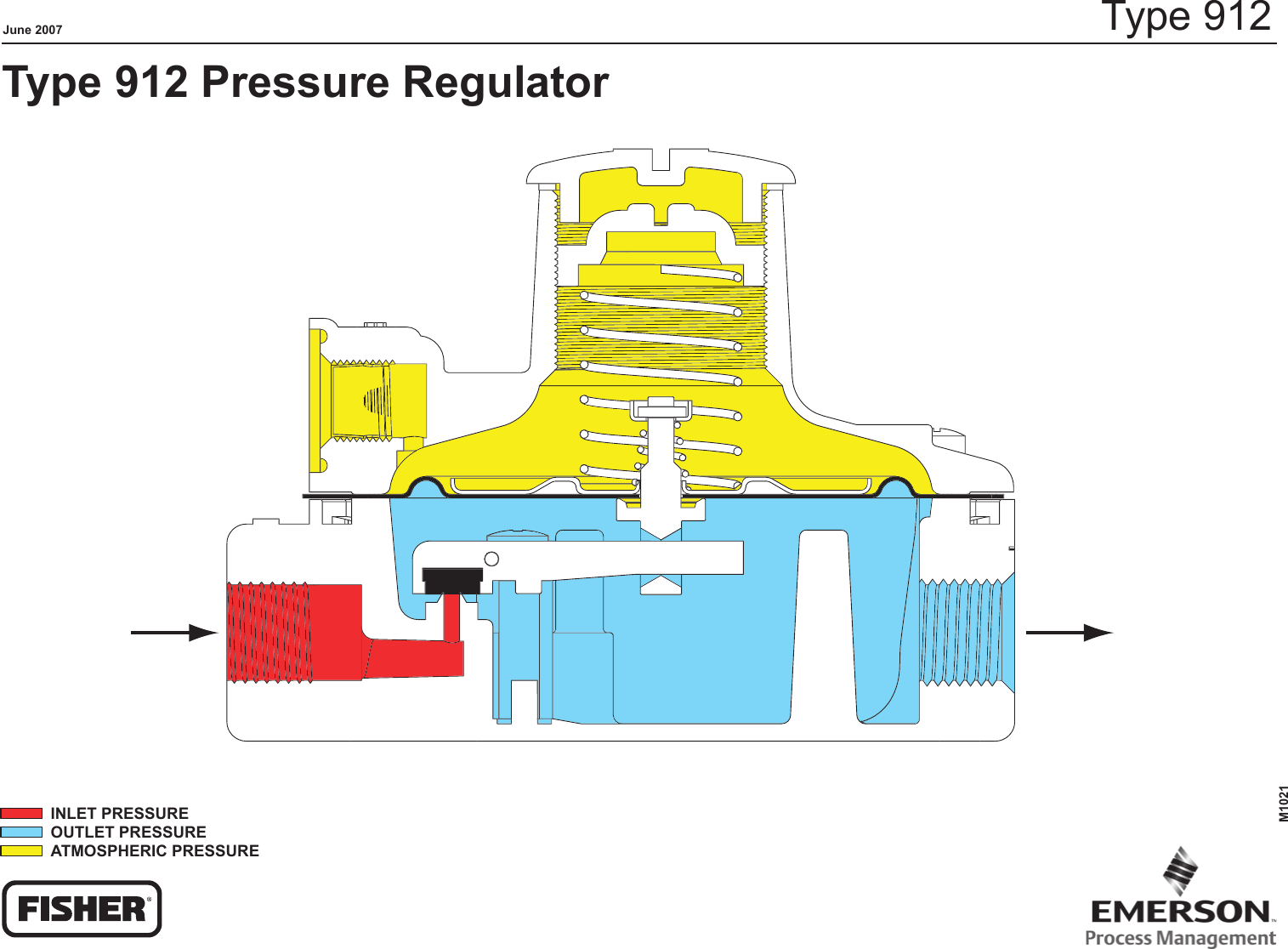 Emerson 912 Series Pressure Reducing Regulators For Lp Gas Service Drawings And Schematics 7274