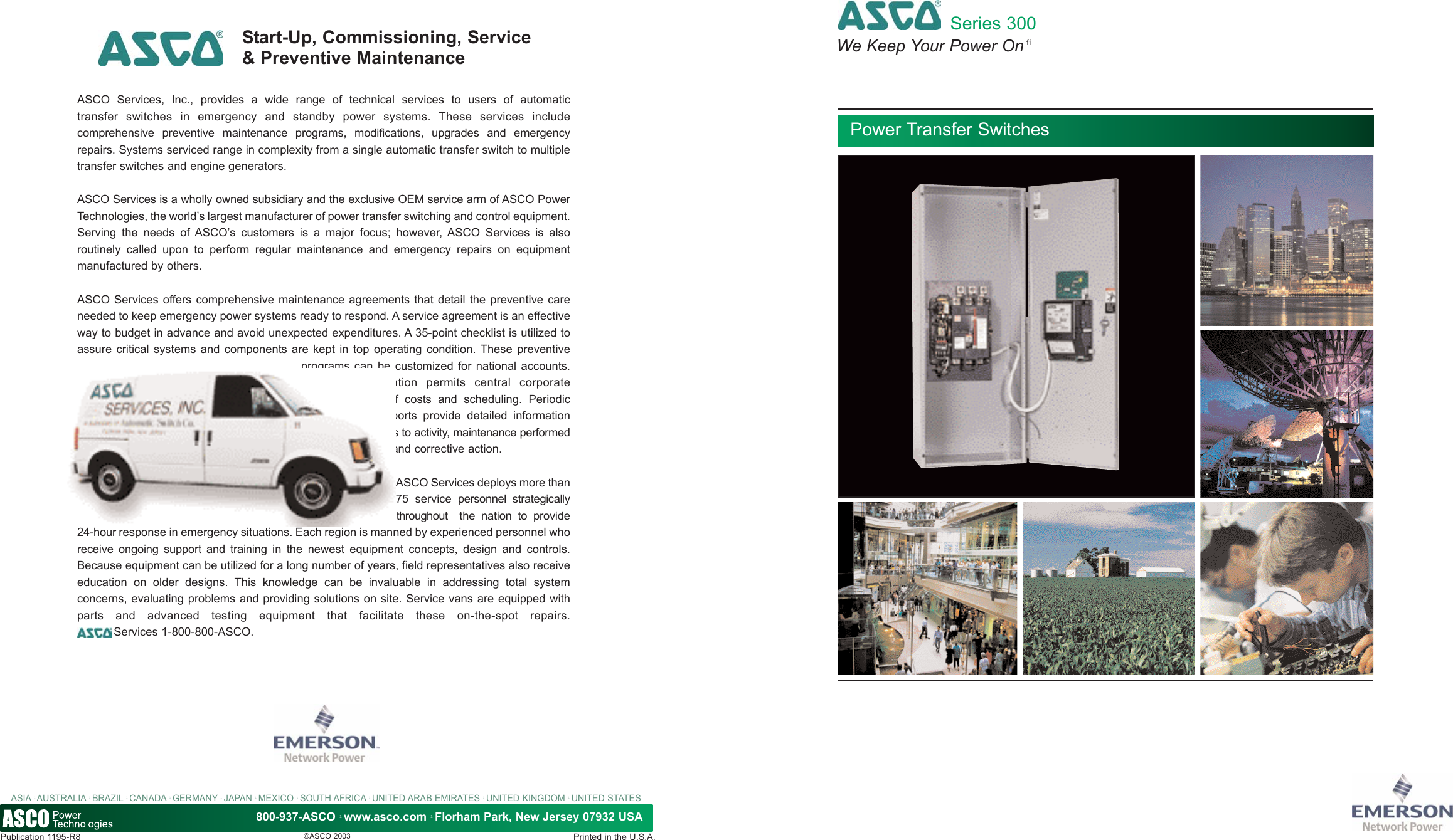 Emerson Asco 300 Series Brochure R8