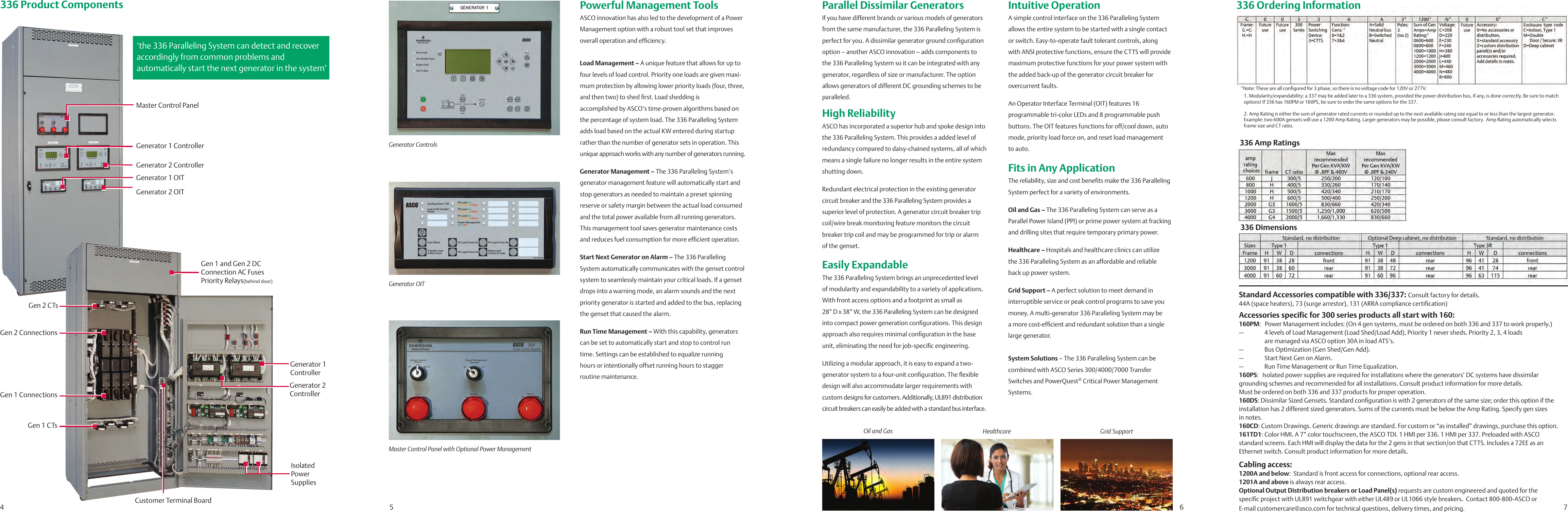 Page 4 of 8 - Emerson Emerson-Asco-336-Series-Paralleling-System-Brochures-And-Data-Sheets-  Emerson-asco-336-series-paralleling-system-brochures-and-data-sheets