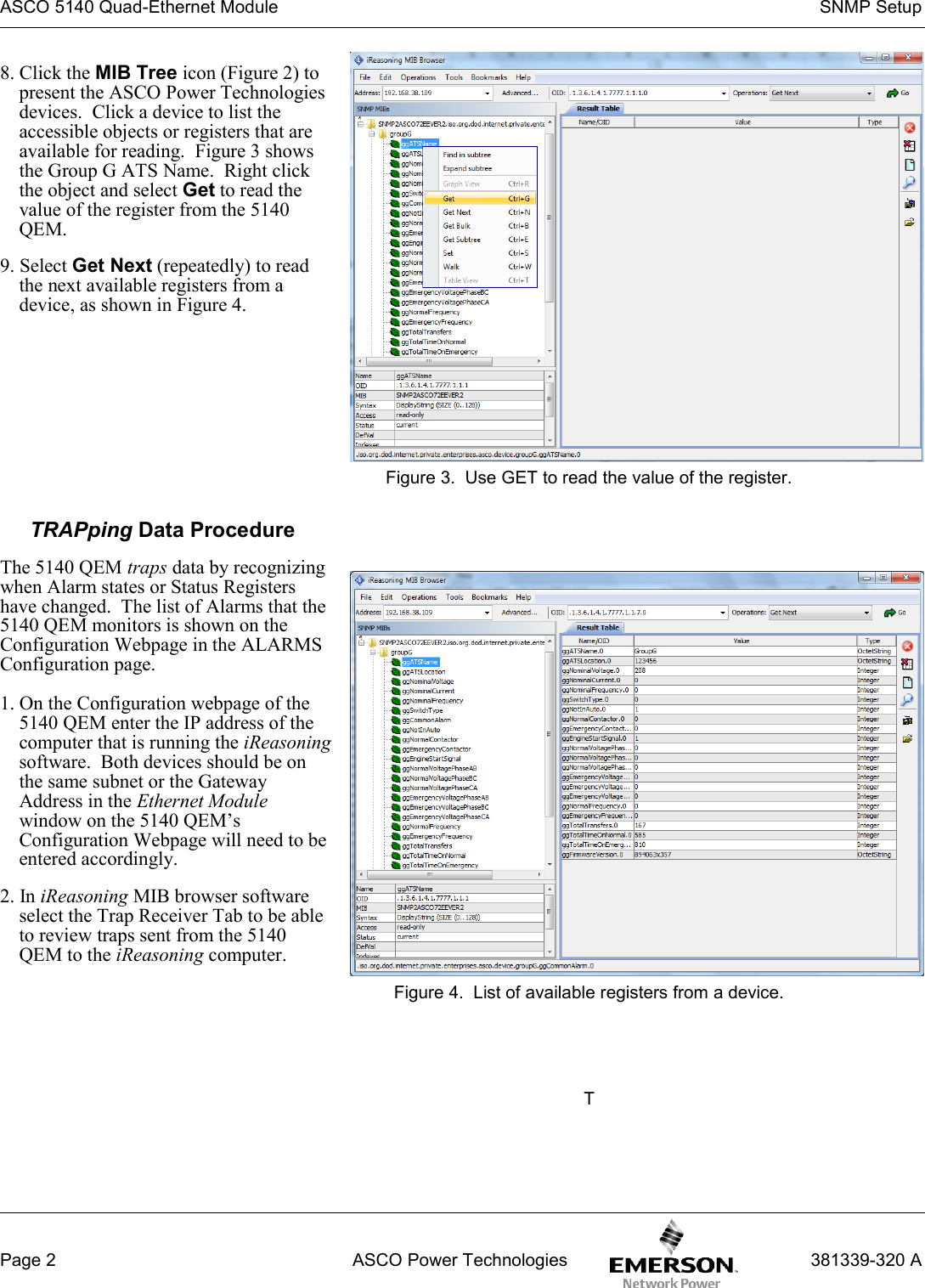 Page 2 of 2 - Emerson Emerson-Asco-5140-Quad-Ethernet-Module-Acc-72Ee-Snmp-Reference-Guide- +  Emerson-asco-5140-quad-ethernet-module-acc-72ee-snmp-reference-guide
