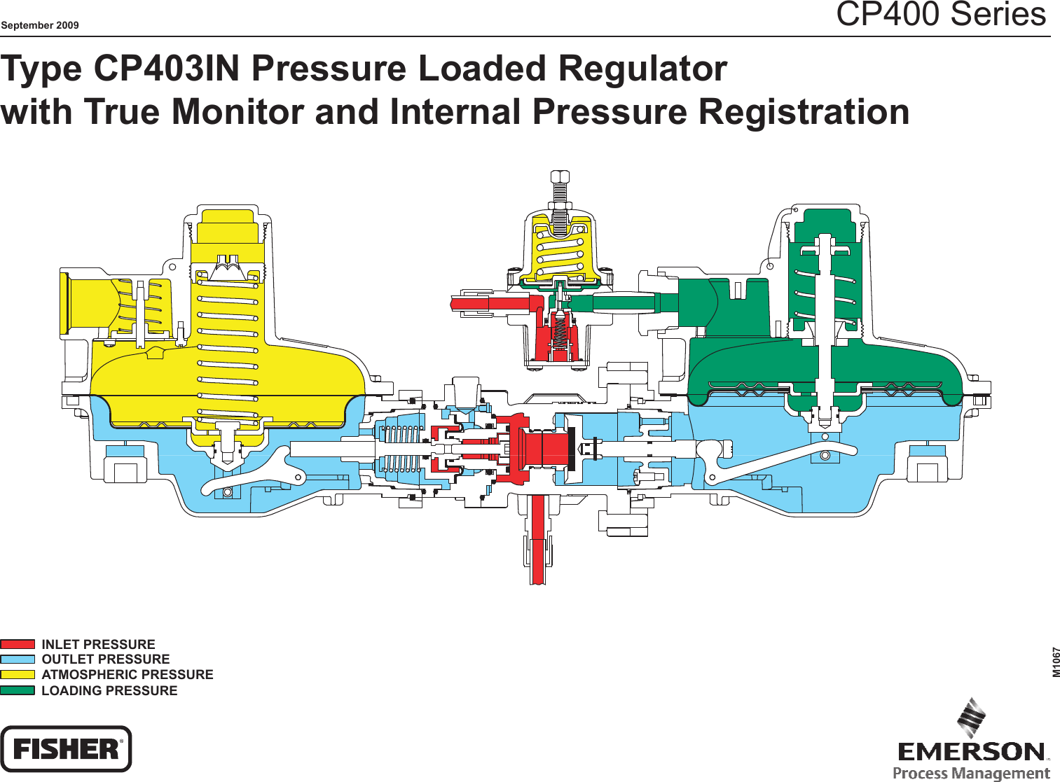 Emerson Cp400 Series Pressure Loaded Reducing Regulators Drawings And Schematics M1067cp403in 3299