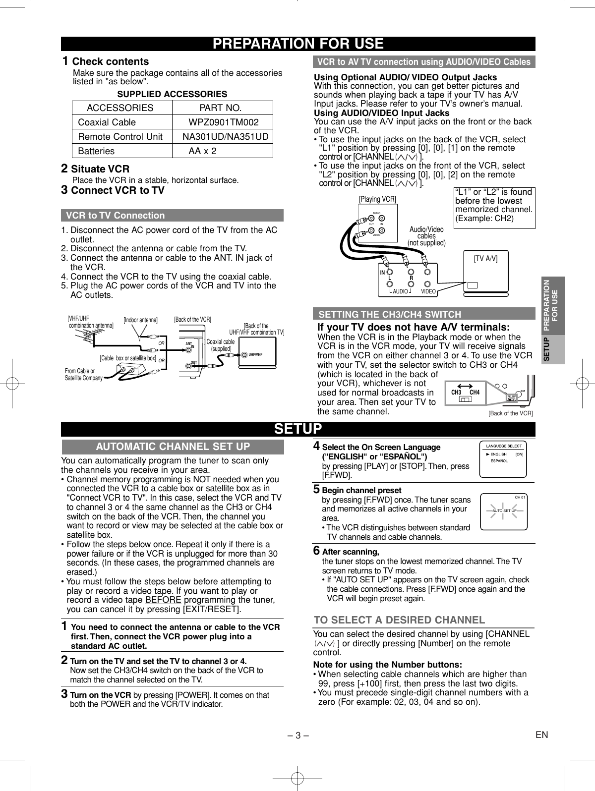 Page 3 of 8 - Emerson Emerson-Ewv401B-Owners-Manual- HB3J1UD.QX33  Emerson-ewv401b-owners-manual