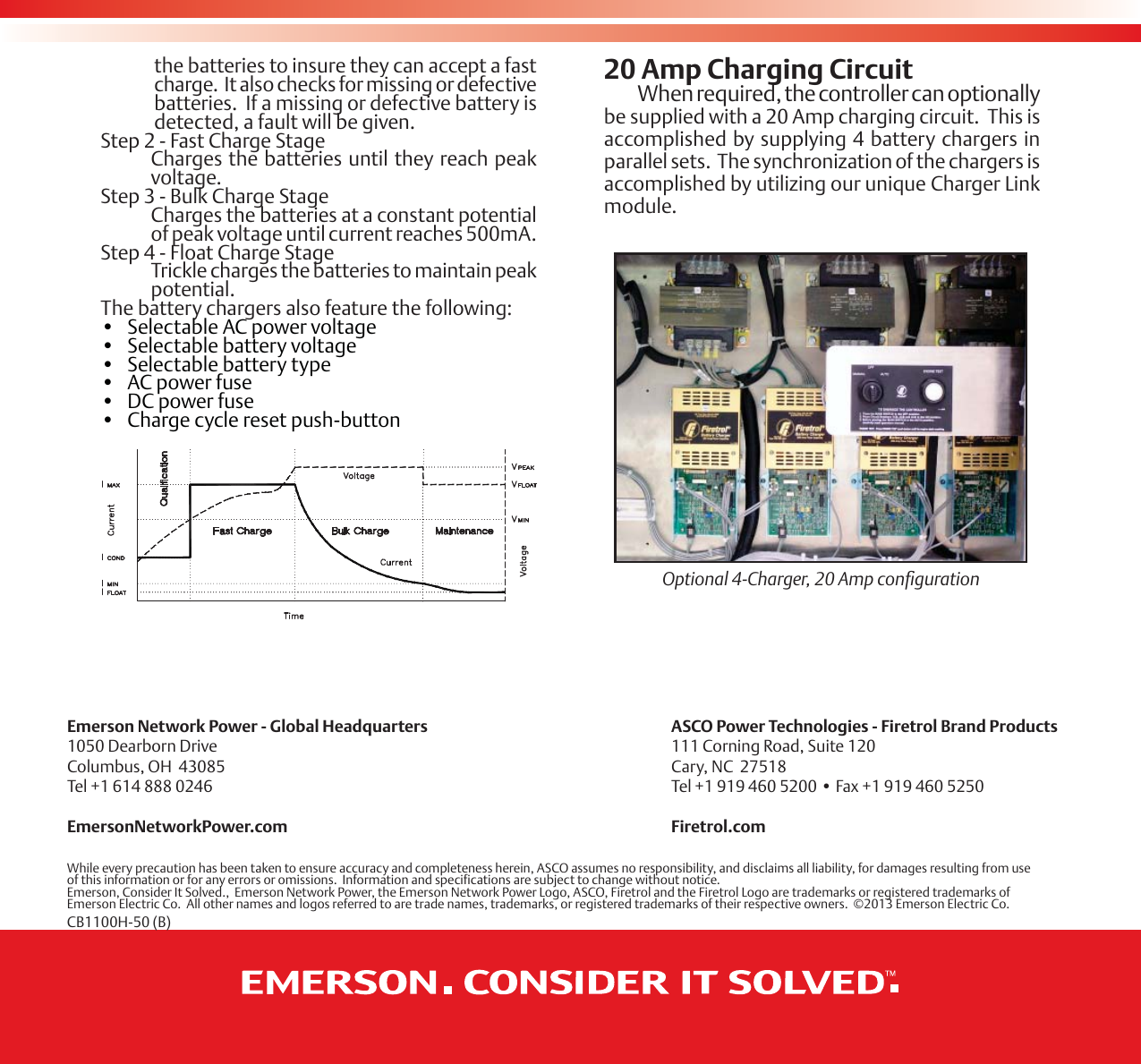 Page 4 of 4 - Emerson Emerson-Firetrol-Fta1100-H-Diesel-Engine-Fire-Pump-Controller-Brochures-And-Data-Sheets-  Emerson-firetrol-fta1100-h-diesel-engine-fire-pump-controller-brochures-and-data-sheets