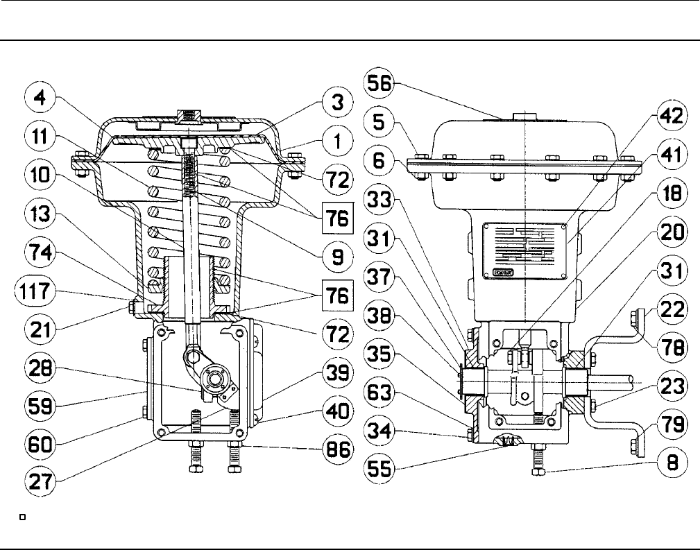 Fisher 1052 Spring Return Diaphragm Valve Actuator, 57% OFF