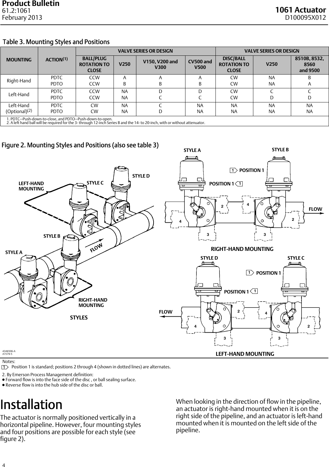 Page 4 of 8 - Emerson Emerson-Fisher-1061-Data-Sheet-  Emerson-fisher-1061-data-sheet