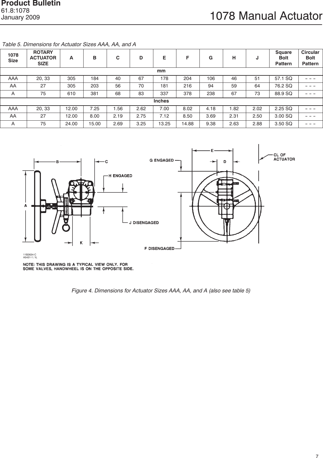 Page 7 of 12 - Emerson Emerson-Fisher-1078-Data-Sheet- D101339X012_Jan09  Emerson-fisher-1078-data-sheet