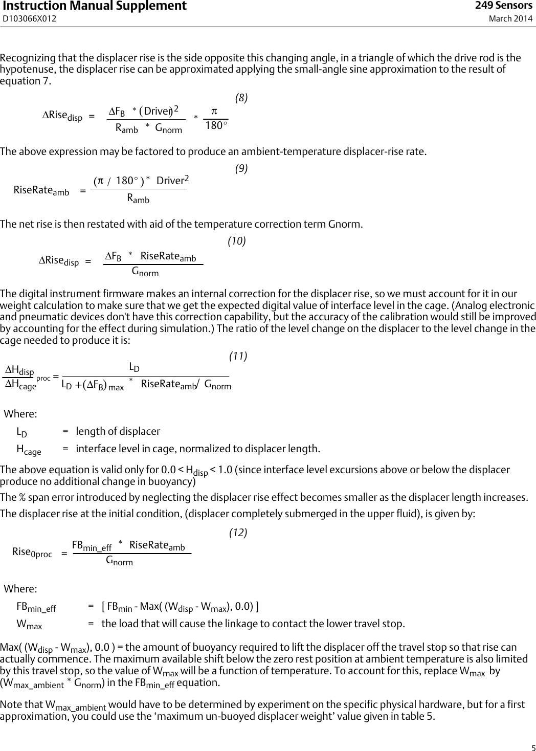 Page 5 of 12 - Emerson Emerson-Fisher-249-249B-249Bf-249C-249K-And-249L-Instruction-Manual-  Emerson-fisher-249-249b-249bf-249c-249k-and-249l-instruction-manual