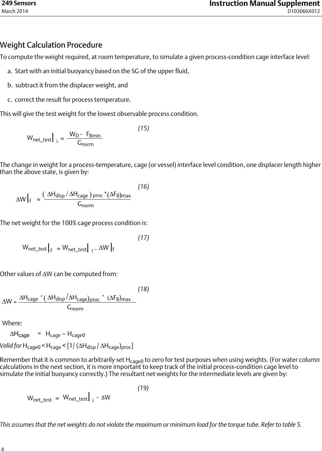 Page 8 of 12 - Emerson Emerson-Fisher-249-249B-249Bf-249C-249K-And-249L-Instruction-Manual-  Emerson-fisher-249-249b-249bf-249c-249k-and-249l-instruction-manual