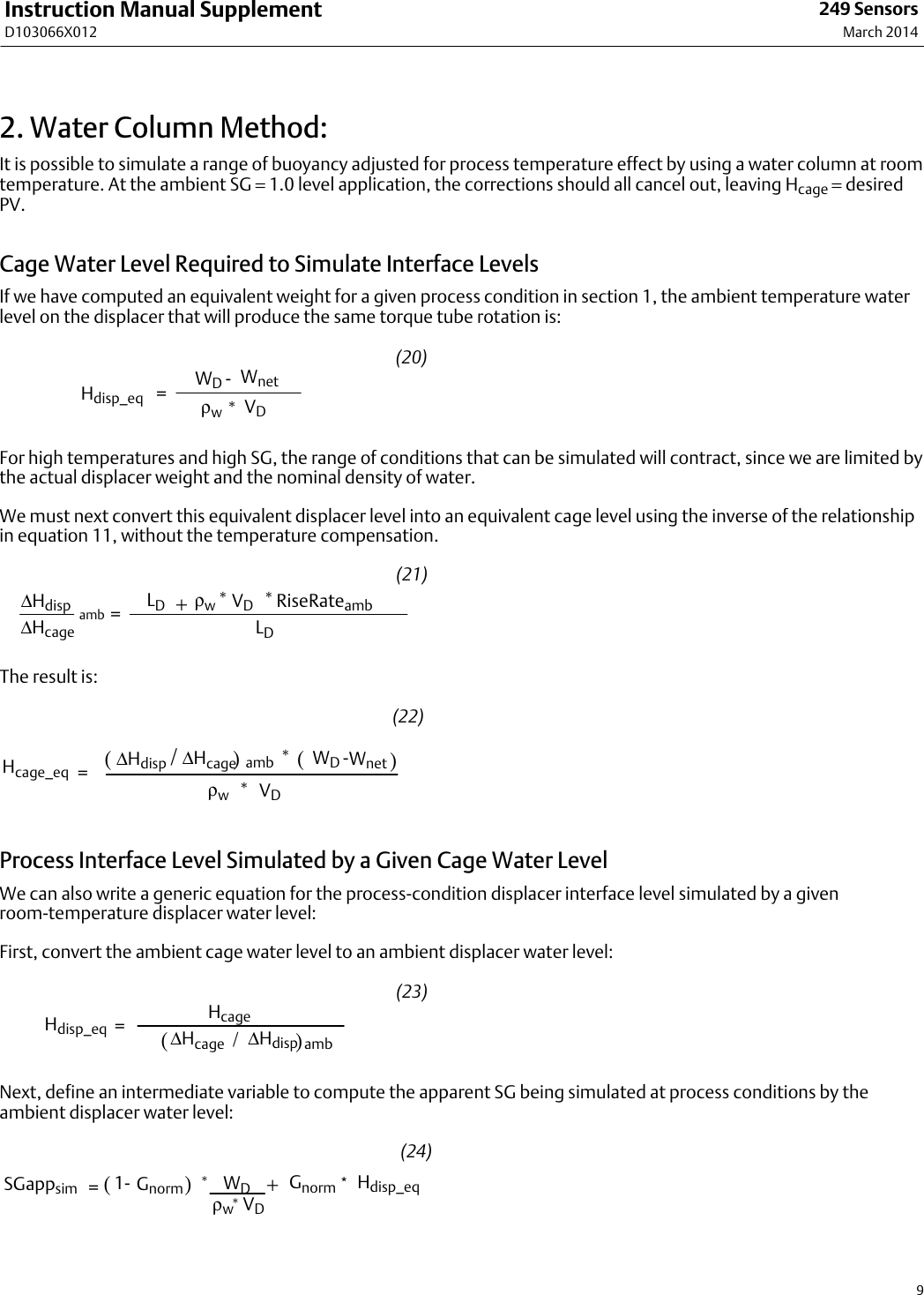 Page 9 of 12 - Emerson Emerson-Fisher-249-249B-249Bf-249C-249K-And-249L-Instruction-Manual-  Emerson-fisher-249-249b-249bf-249c-249k-and-249l-instruction-manual