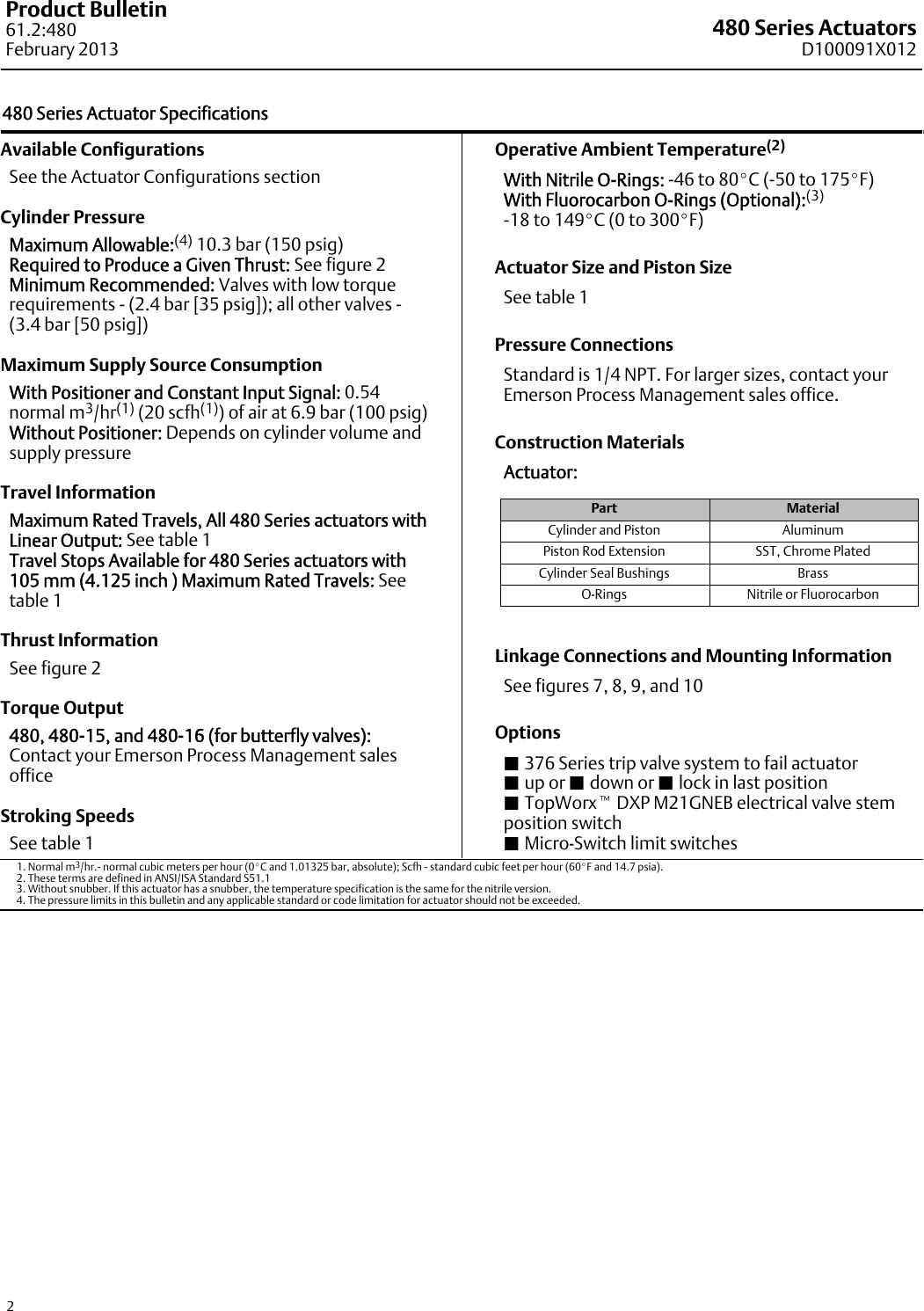 Page 2 of 12 - Emerson Emerson-Fisher-3570-Data-Sheet-  Emerson-fisher-3570-data-sheet